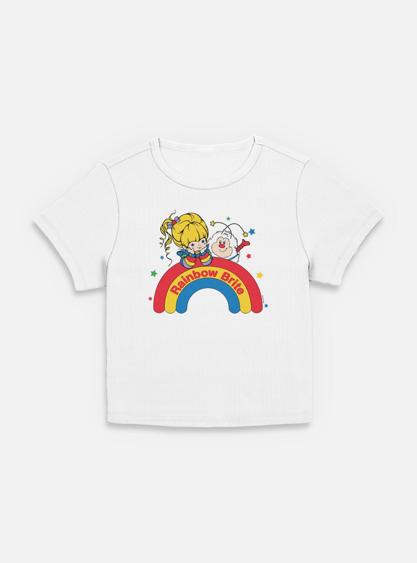 Rainbow Brite Wishing On A Rainbow Women Baby T-Shirt, EGRET, hi-res