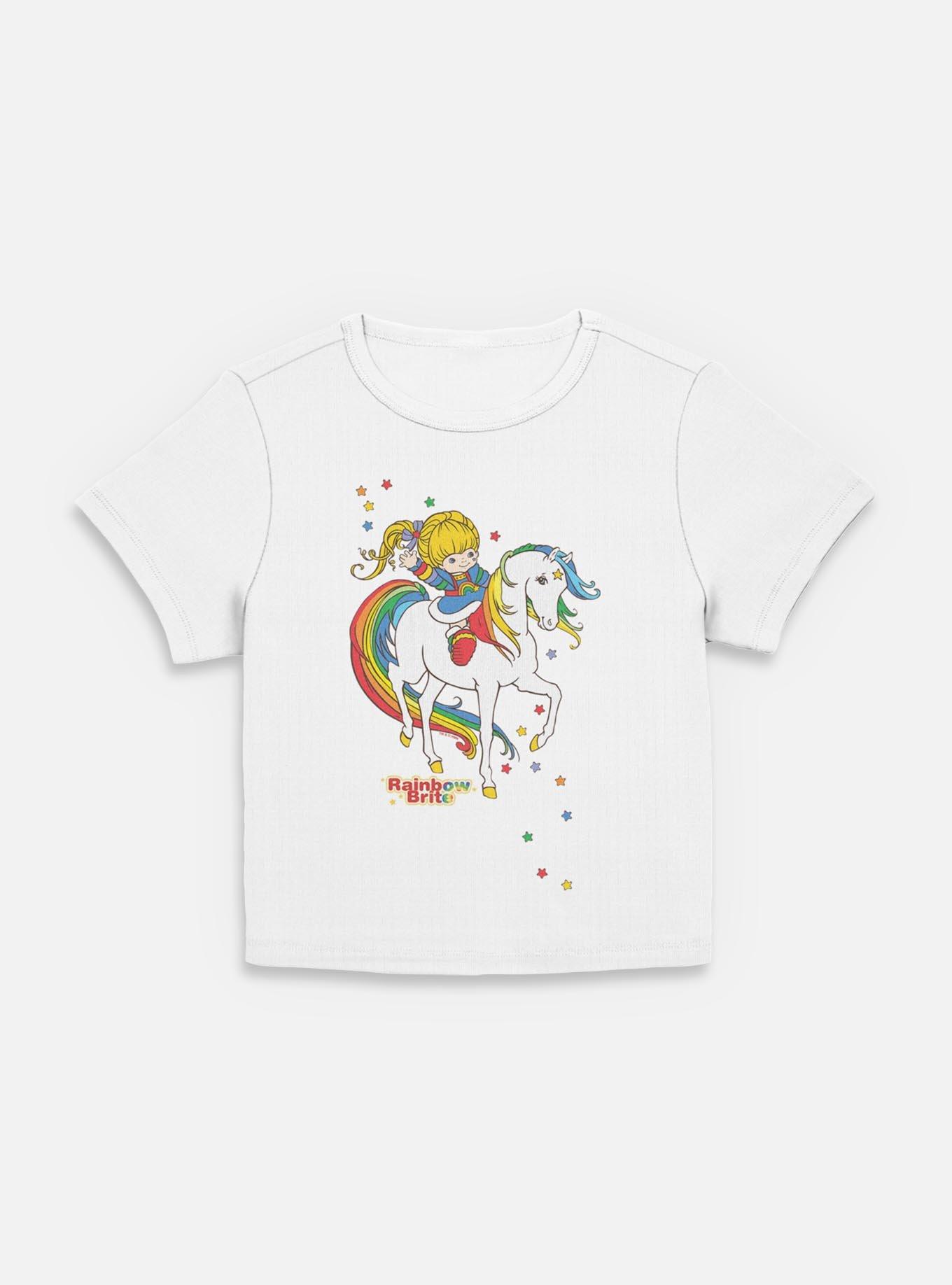 Rainbow Brite & Starlite Women Baby T-Shirt, EGRET, hi-res