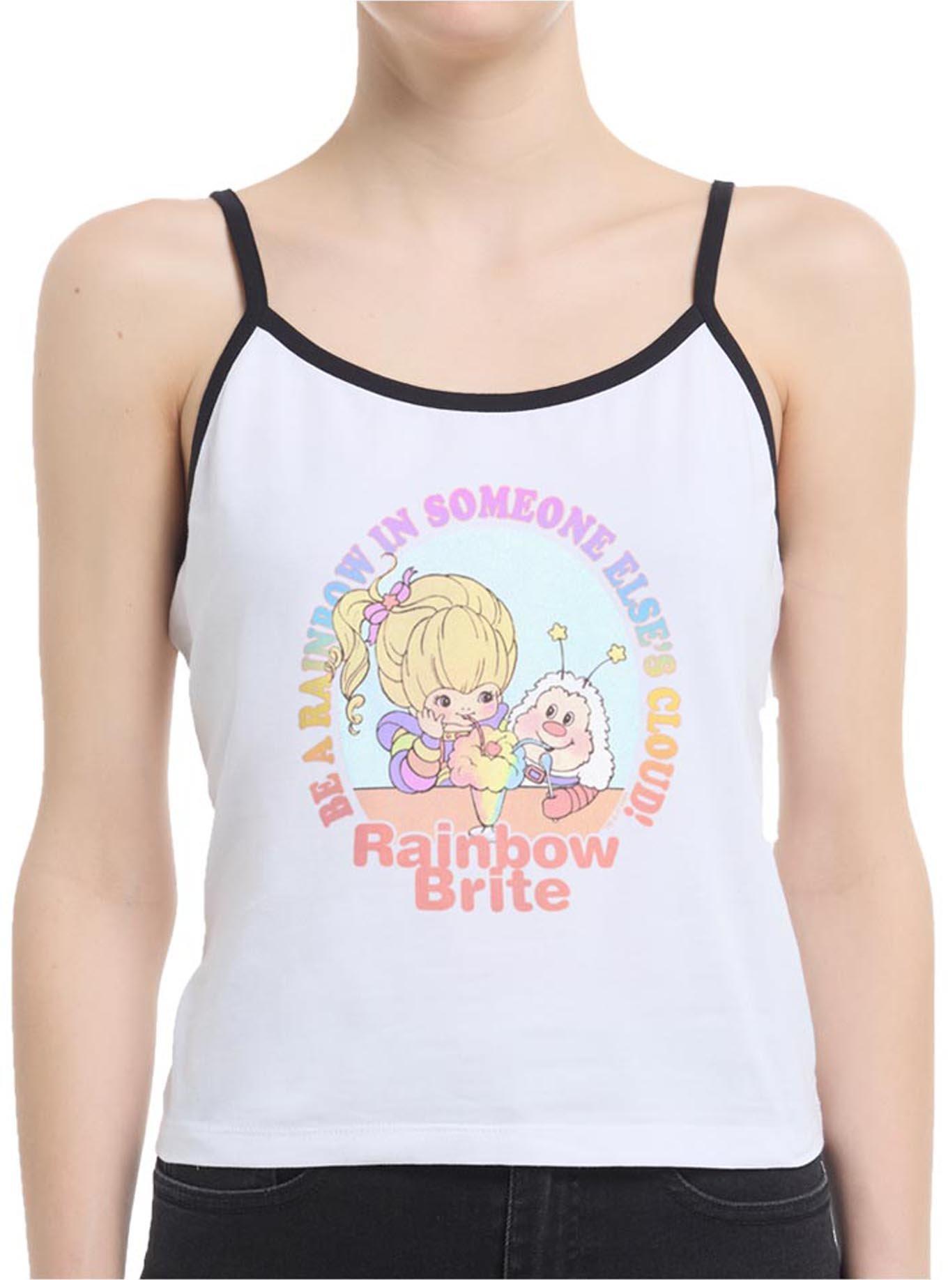 Rainbow Brite Be A Rainbow Friends Womens Cami, WHITE, hi-res