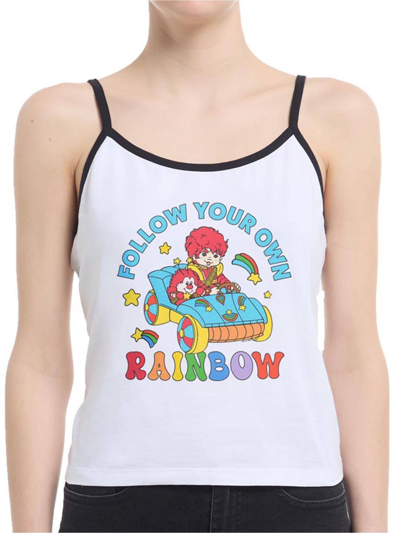 Rainbow Brite Follow Your Own Rainbow Womens Cami, WHITE, hi-res