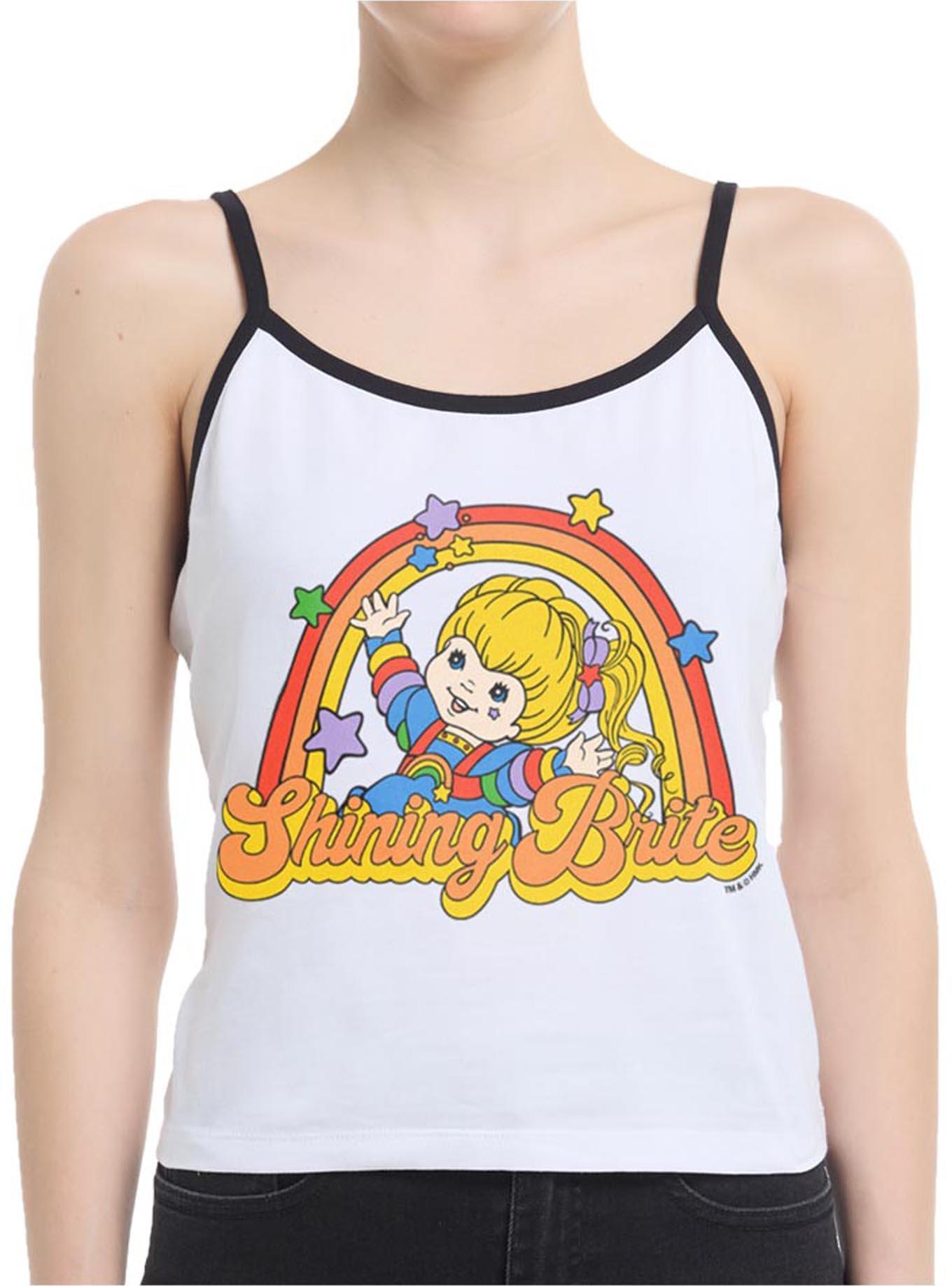 Rainbow Brite Shining Brite Womens Cami, WHITE, hi-res