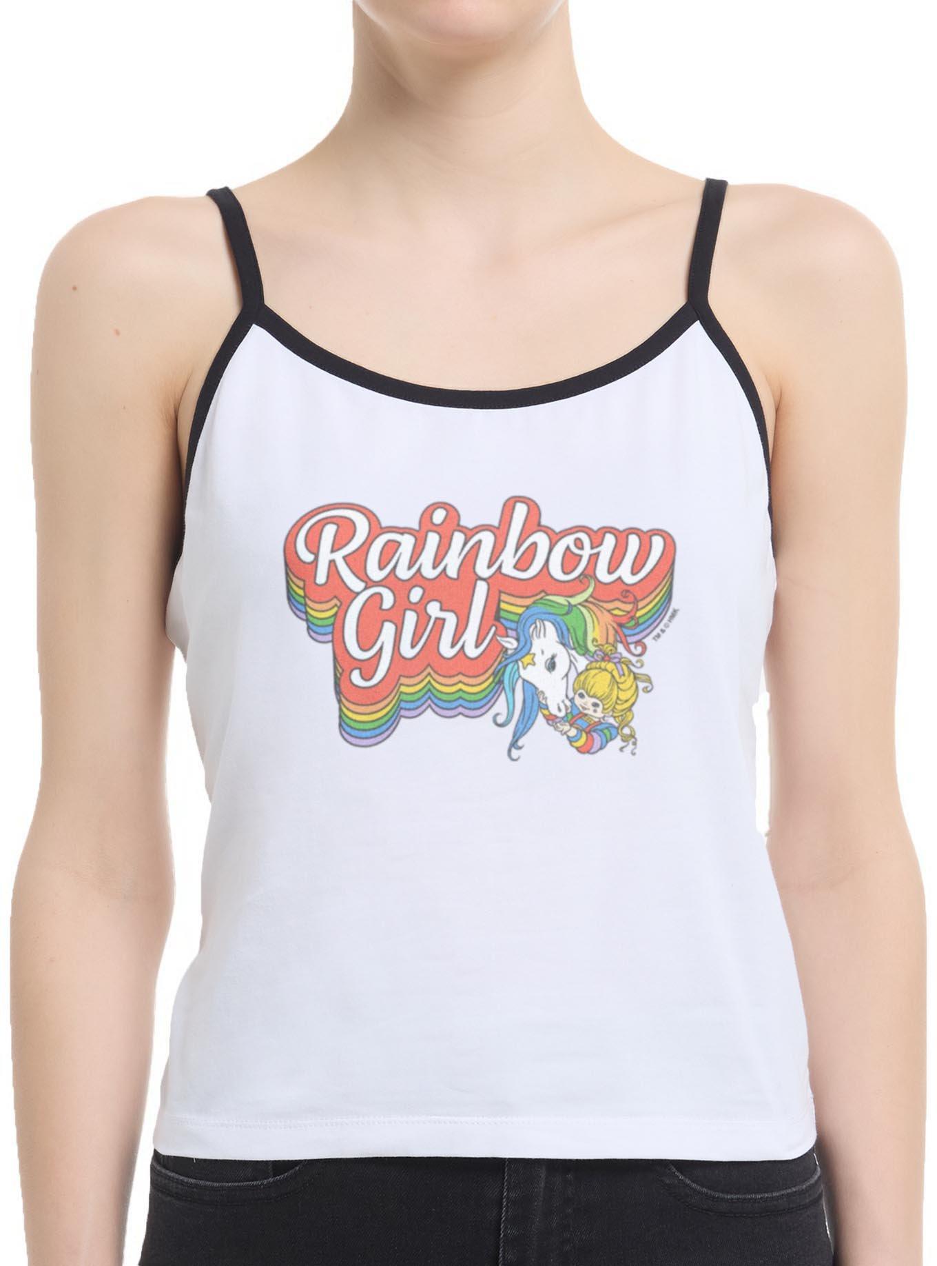Rainbow Brite Rainbow Girl Womens Cami, WHITE, hi-res
