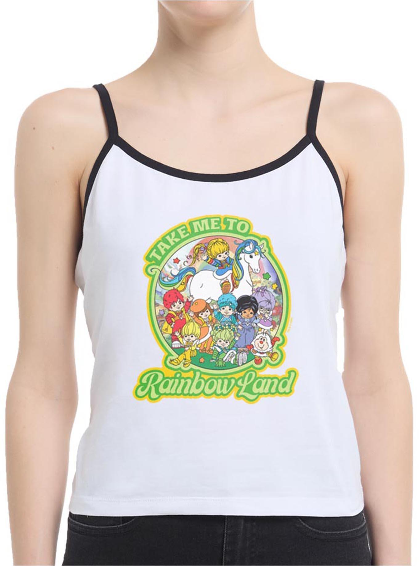 Rainbow Brite Take Me To Rainbow Land Womens Cami, WHITE, hi-res