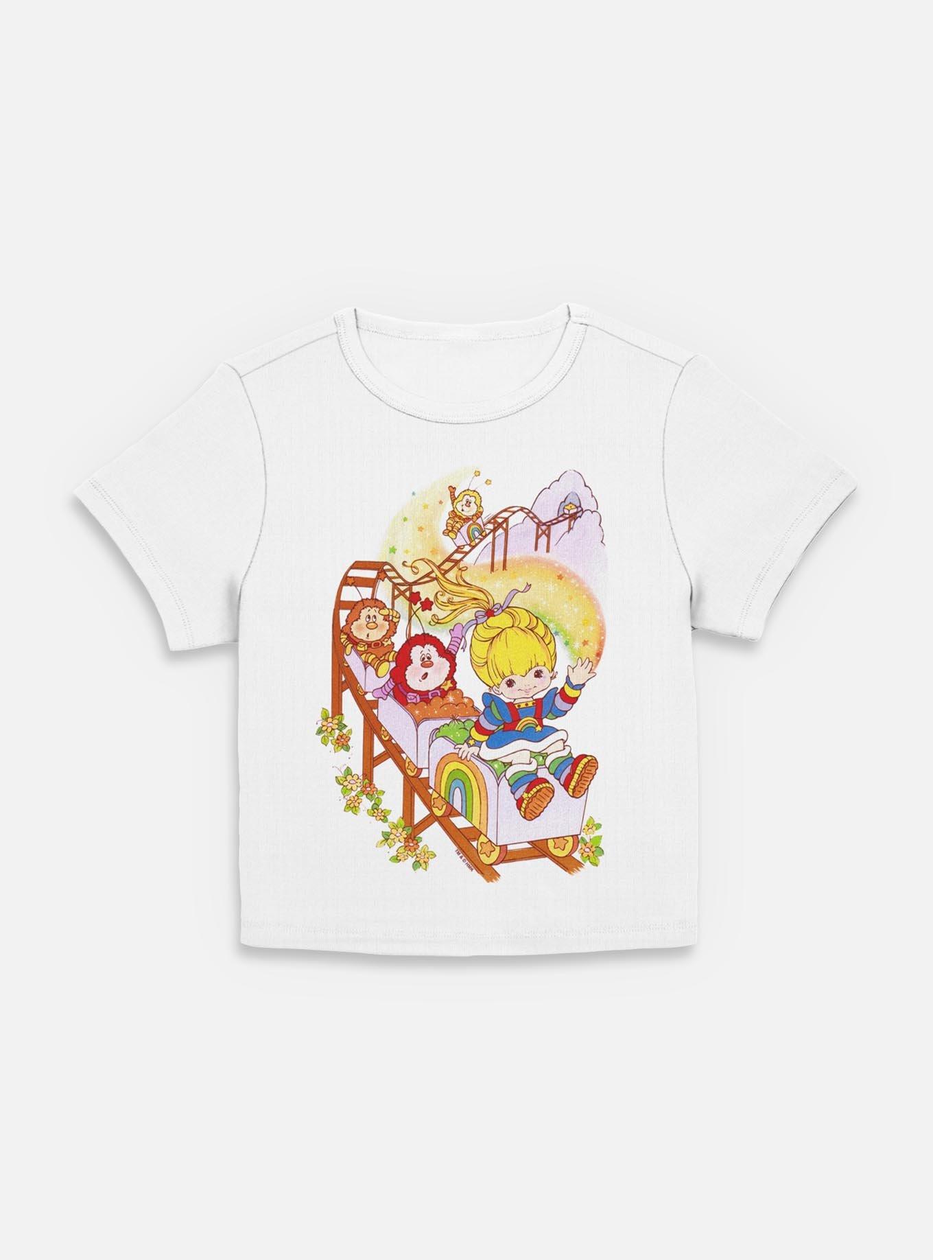 Rainbow Brite Rainbow Coaster Women Baby T-Shirt, EGRET, hi-res