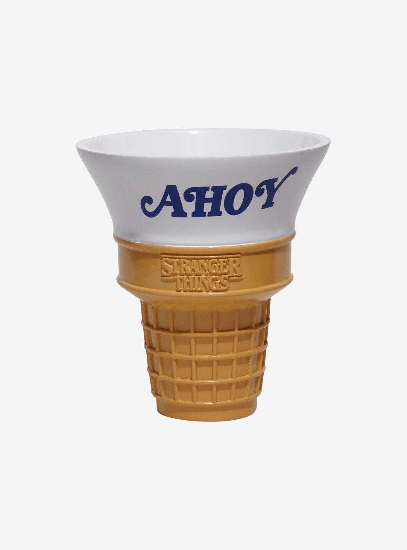 Stranger Things Scoops Ahoy Ice Cream Cone Bathroom Tumbler, , hi-res