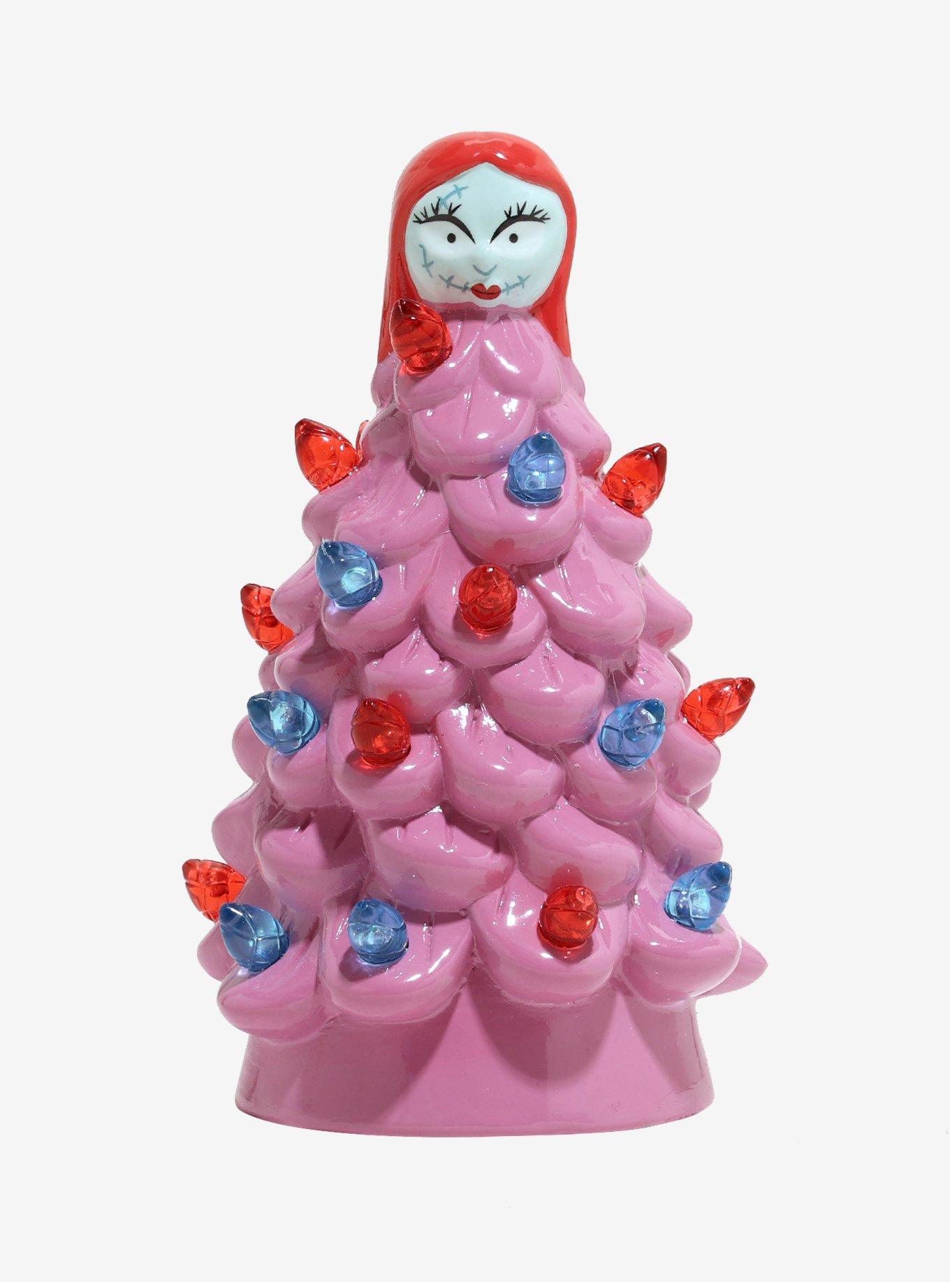 The Nightmare Before Christmas Sally Light-Up Mini Ceramic Tree, , hi-res