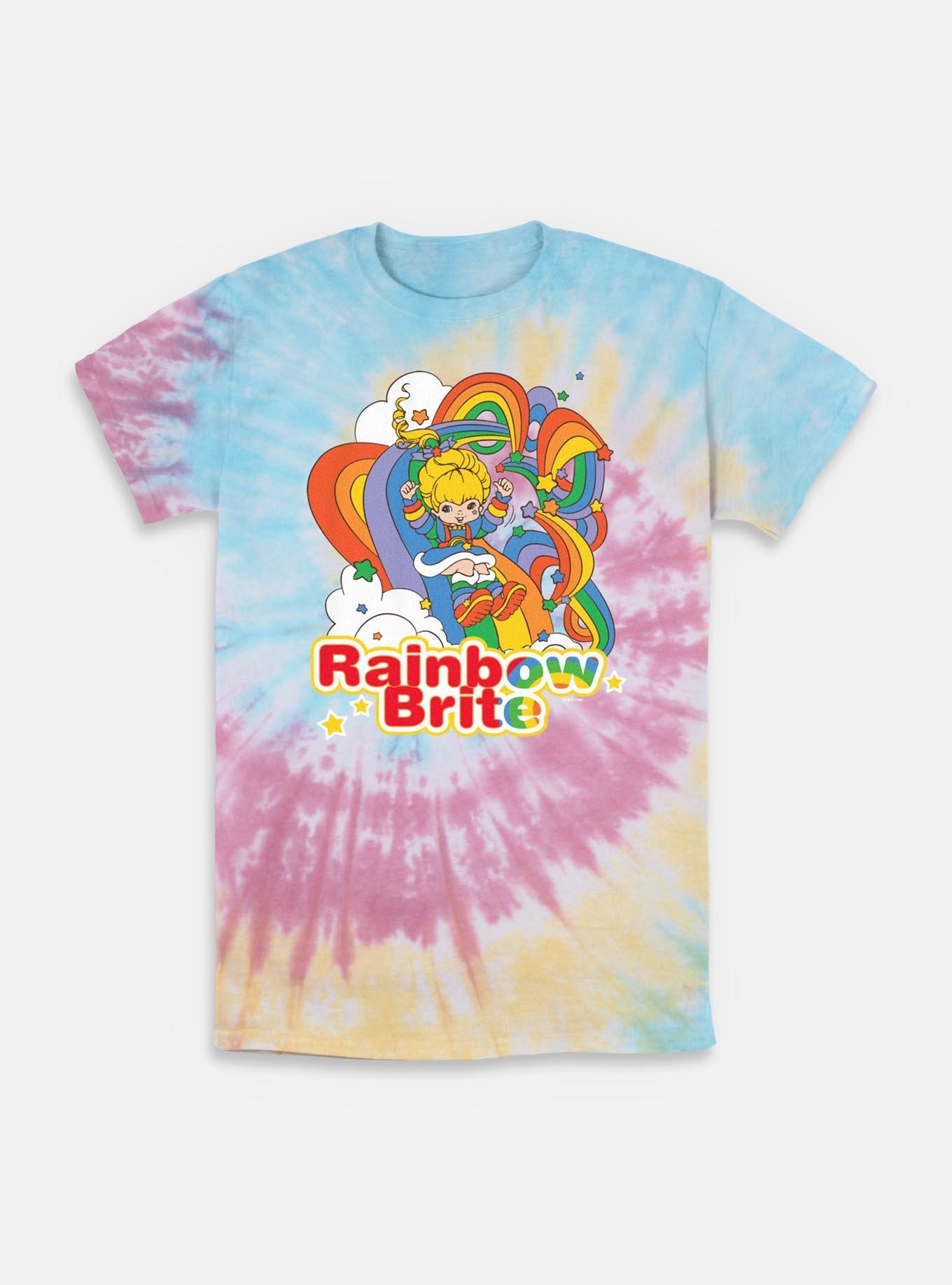 Rainbow Brite Rainbow Tangle Tie-Dye T-Shirt, BLUPNKLY, hi-res
