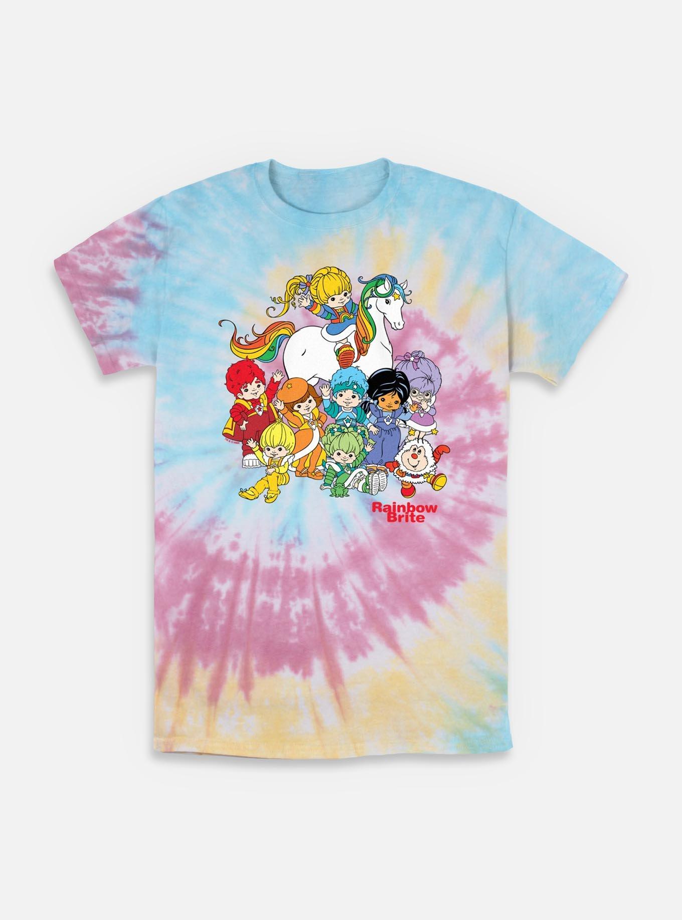 Rainbow Brite And Friends Tie-Dye T-Shirt, BLUPNKLY, hi-res