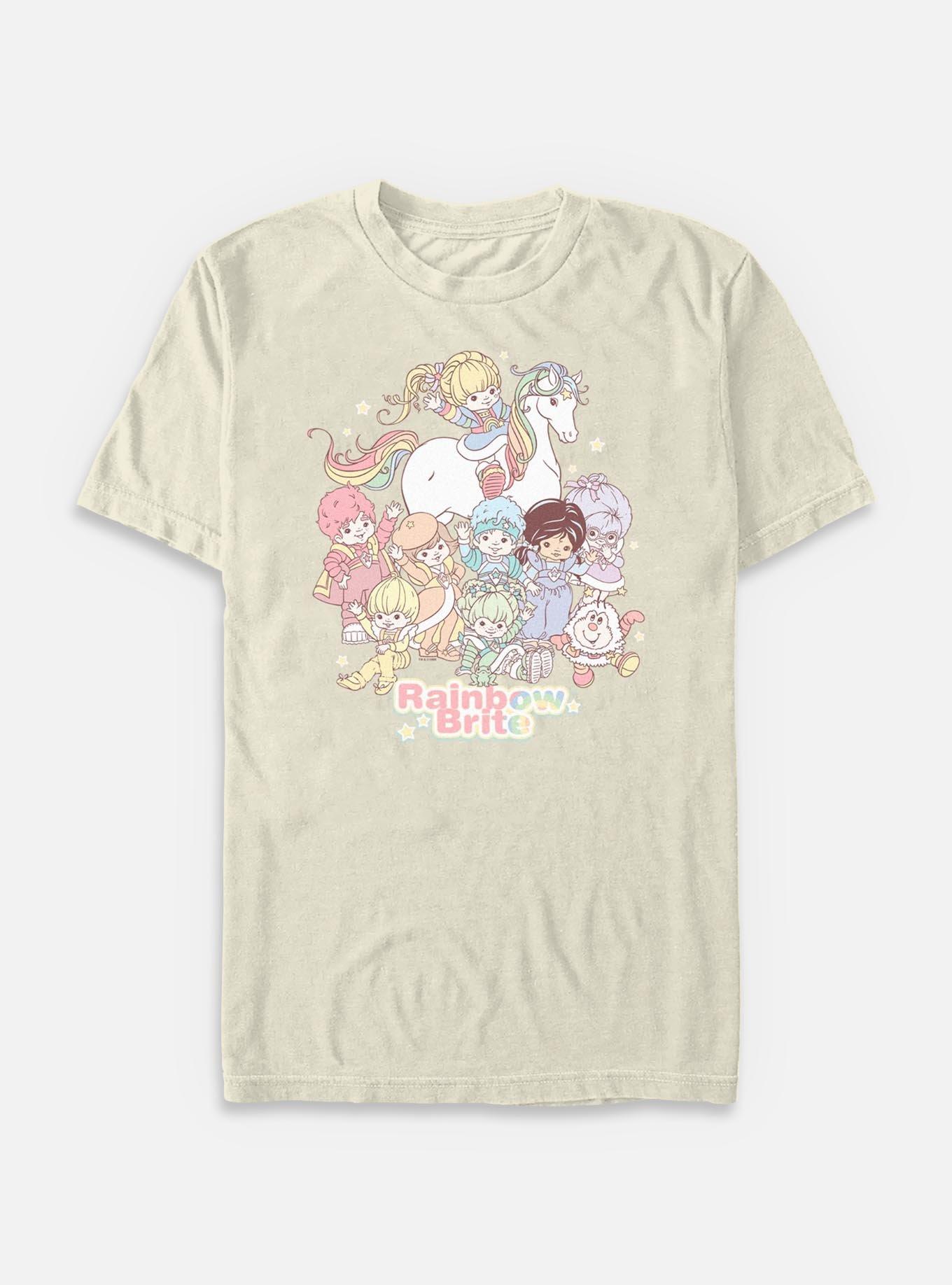 Rainbow Brite Pastel Party Garment Dye T-Shirt, IVORY, hi-res