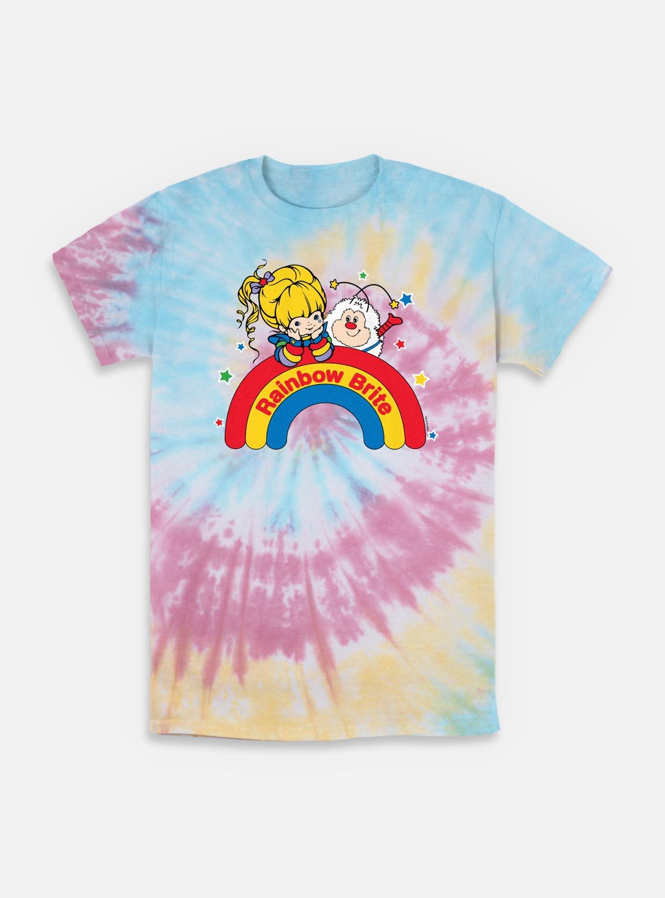 Rainbow Brite Wishing On A Rainbow Tie-Dye T-Shirt, BLUPNKLY, hi-res