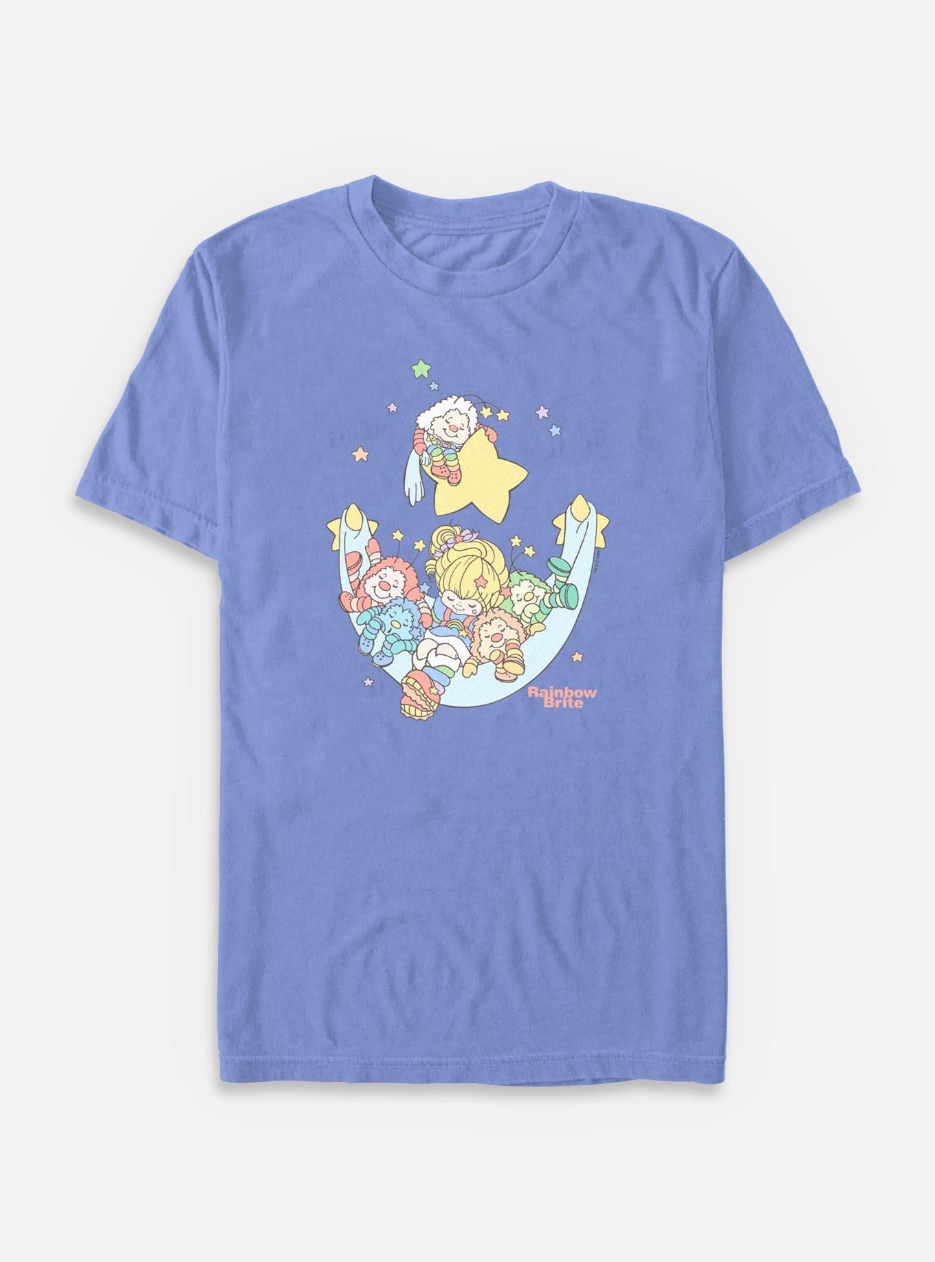 Rainbow Brite Sleeping Friends Stars Garment Dye T-Shirt, MYSTICBLUE, hi-res