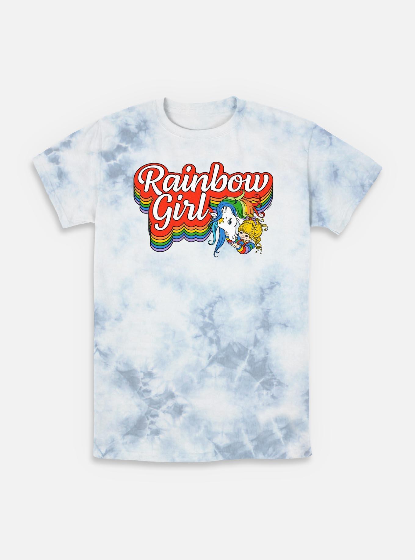 Rainbow Brite Rainbow Girl Tie-Dye T-Shirt, WHITEBLUE, hi-res
