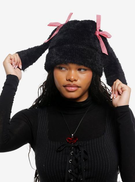 【希少】　FR2 月桃　Bunny Ears Beanie ニット帽　ブラック 希少になる 月桃 Bunny 【希少】 FR2 Ears 2G Beanie / 8YARDS ニット