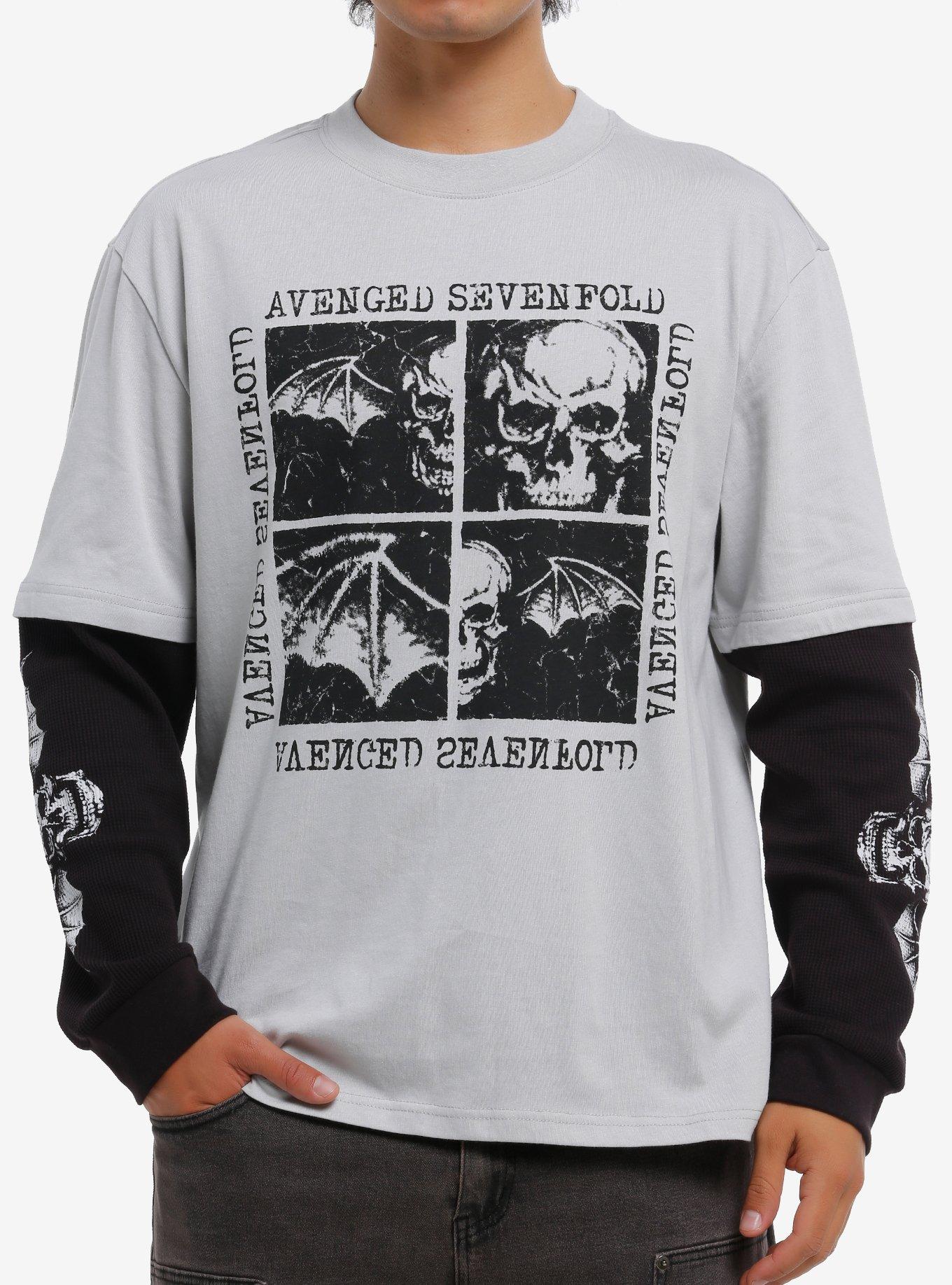 Avenged Sevenfold Deathbat Twofer Long-Sleeve T-Shirt, , hi-res