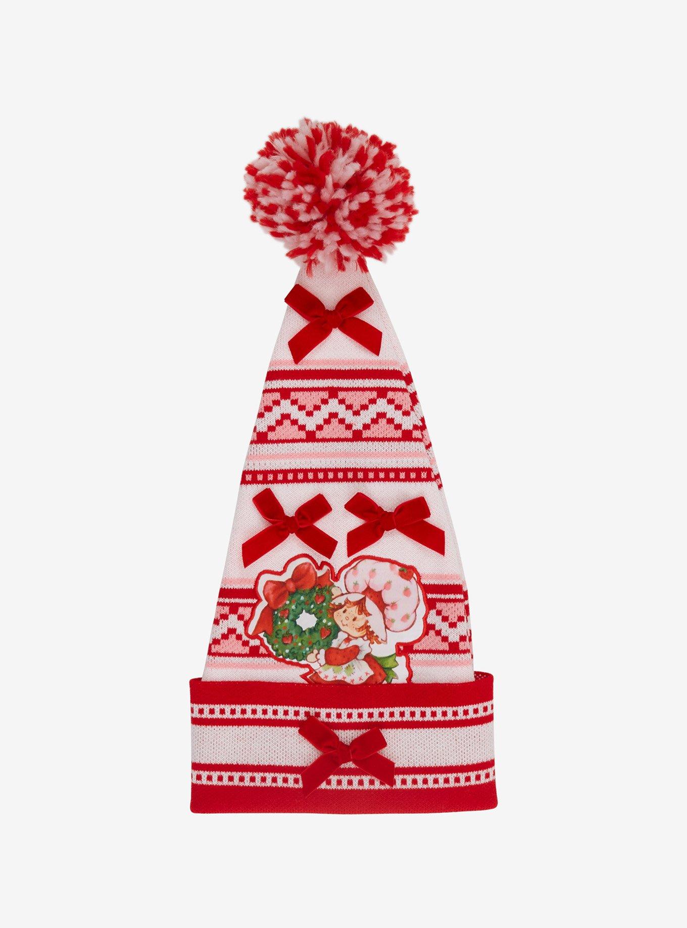 Strawberry Shortcake Fair Isle Santa Hat, , hi-res