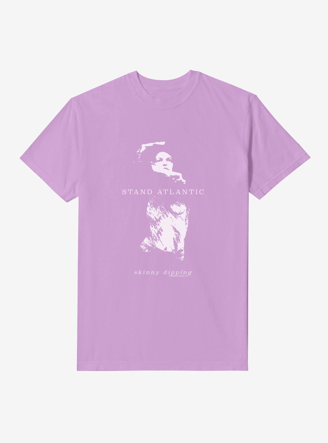 Stand Atlantic Skinny Dipping Garment Dye T-Shirt, ORCHID, hi-res