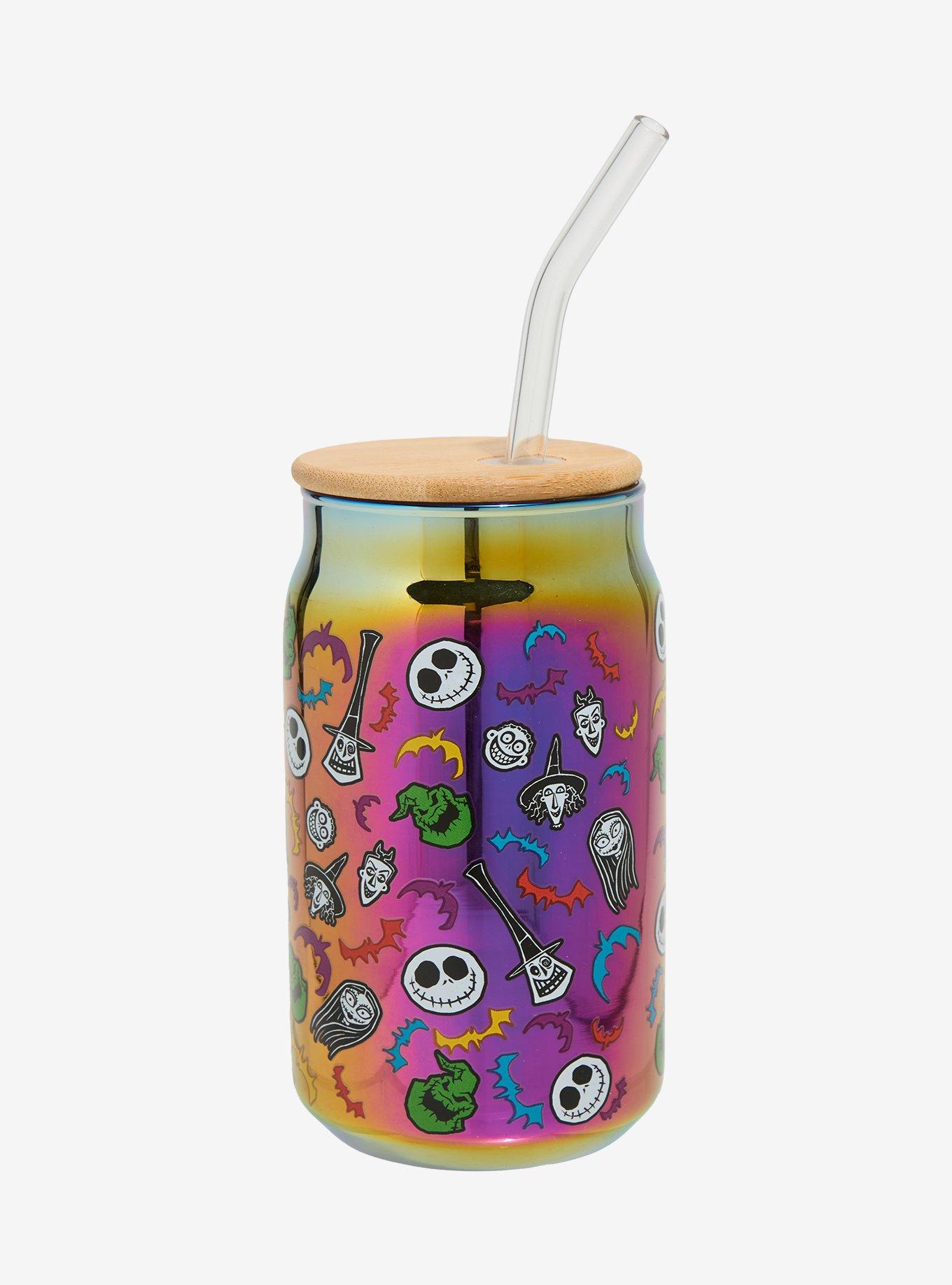 The Nightmare Before Christmas Character Rainbow Iridescent Glass Cup, , hi-res