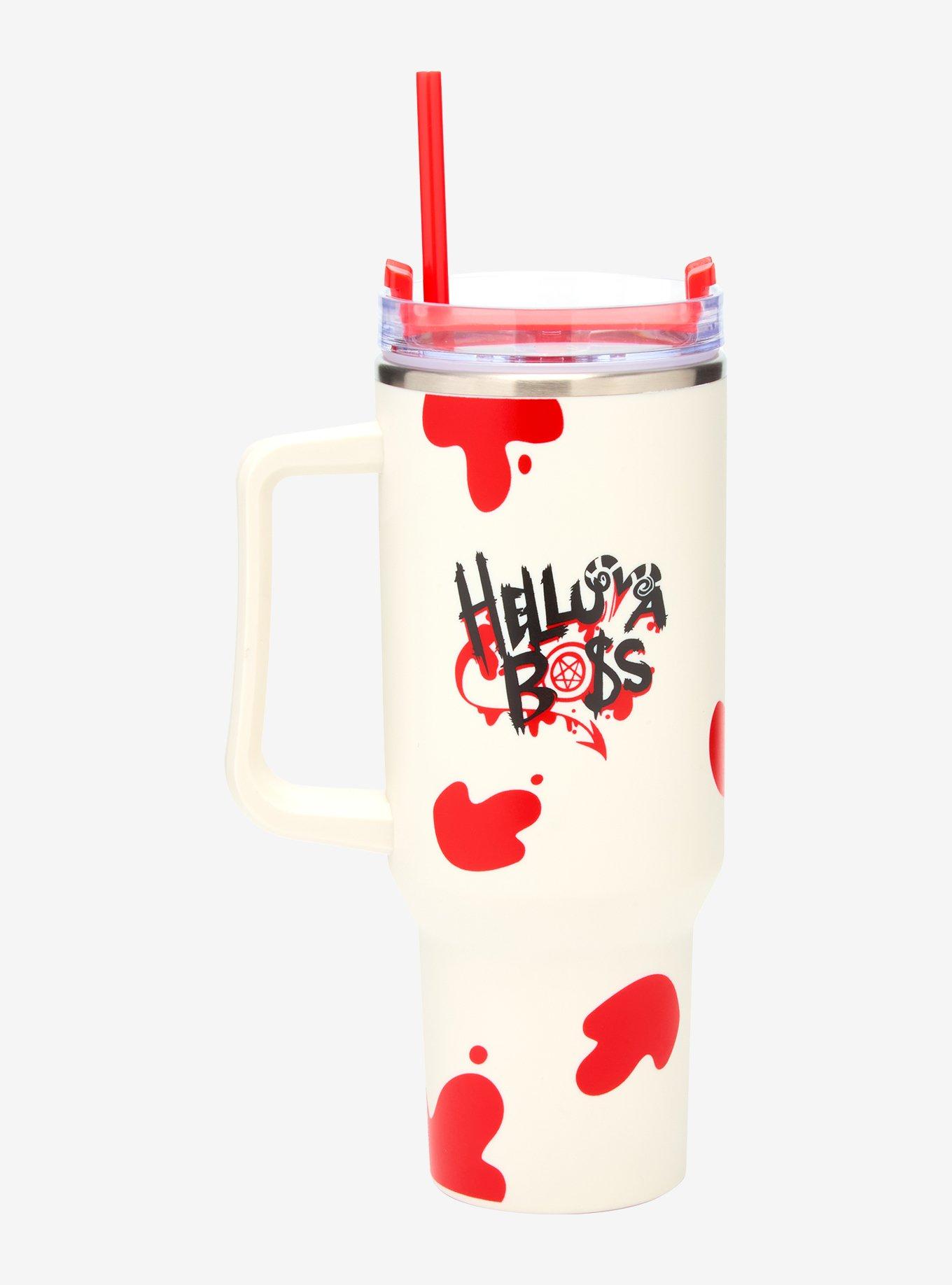 Helluva Boss Splatter Stainless Steel Travel Cup | Hot Topic