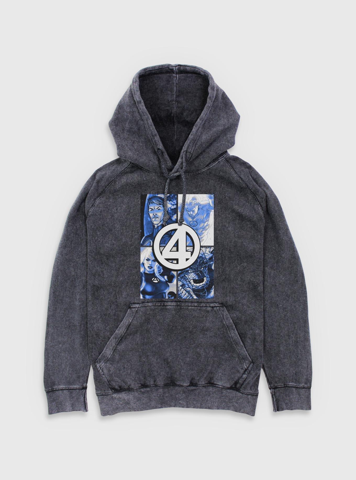 Marvel Fantastic Four Boxes Mineral Wash Hoodie, , hi-res