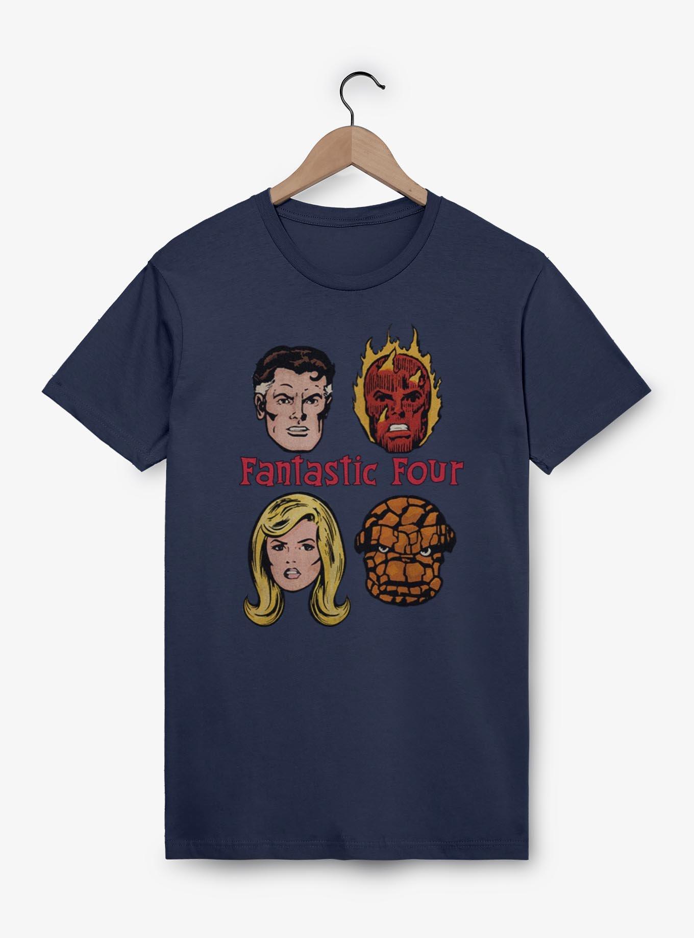 Marvel Fantastic Four Faces Garment Dye T-Shirt, , hi-res