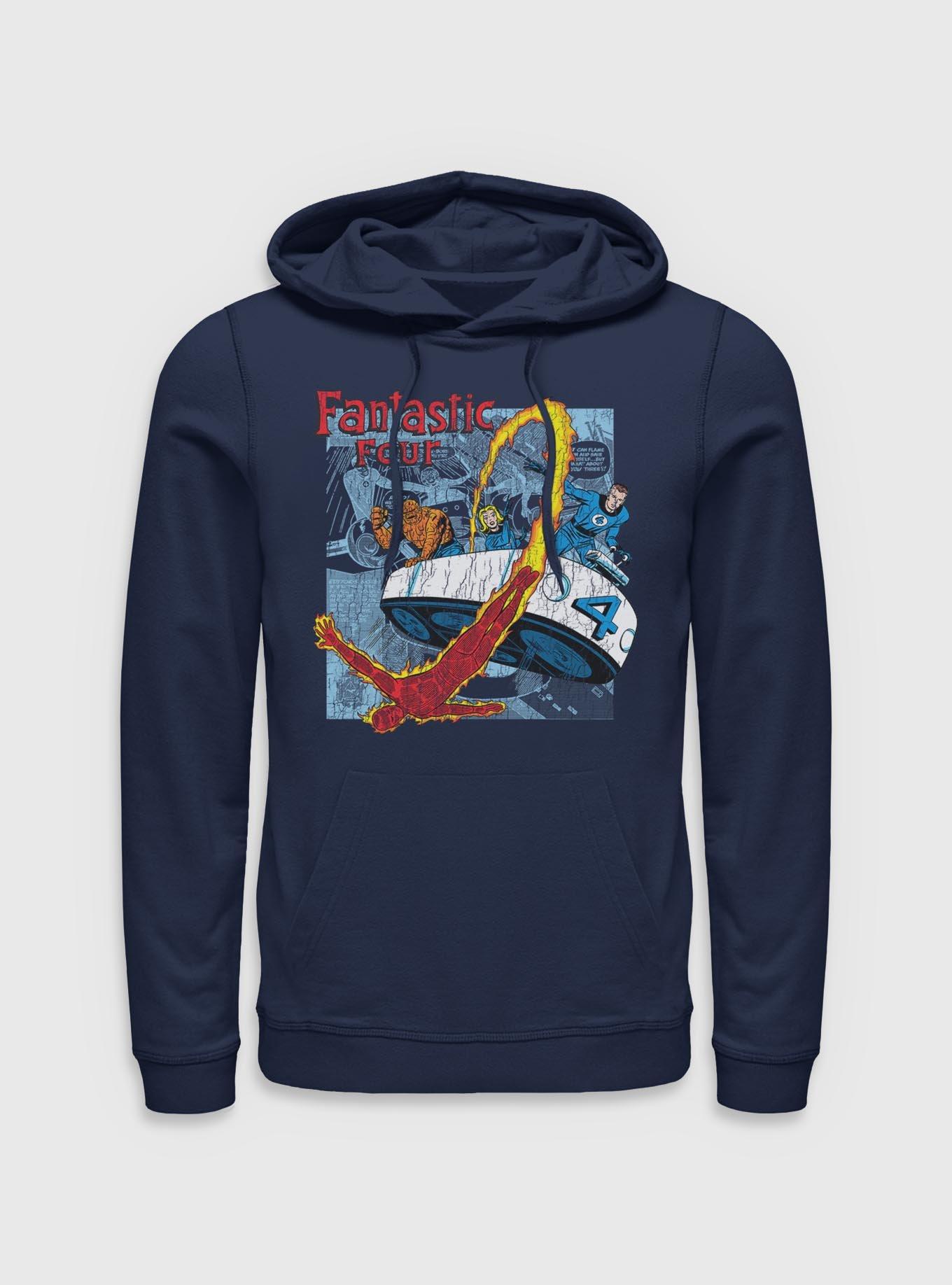 Marvel Fantastic Four Classic Comic Hoodie, , hi-res