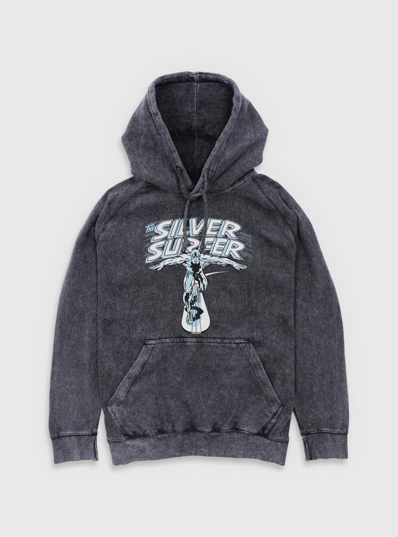 Marvel Fantastic Four The Silver Surfer Title Mineral Wash Hoodie, , hi-res