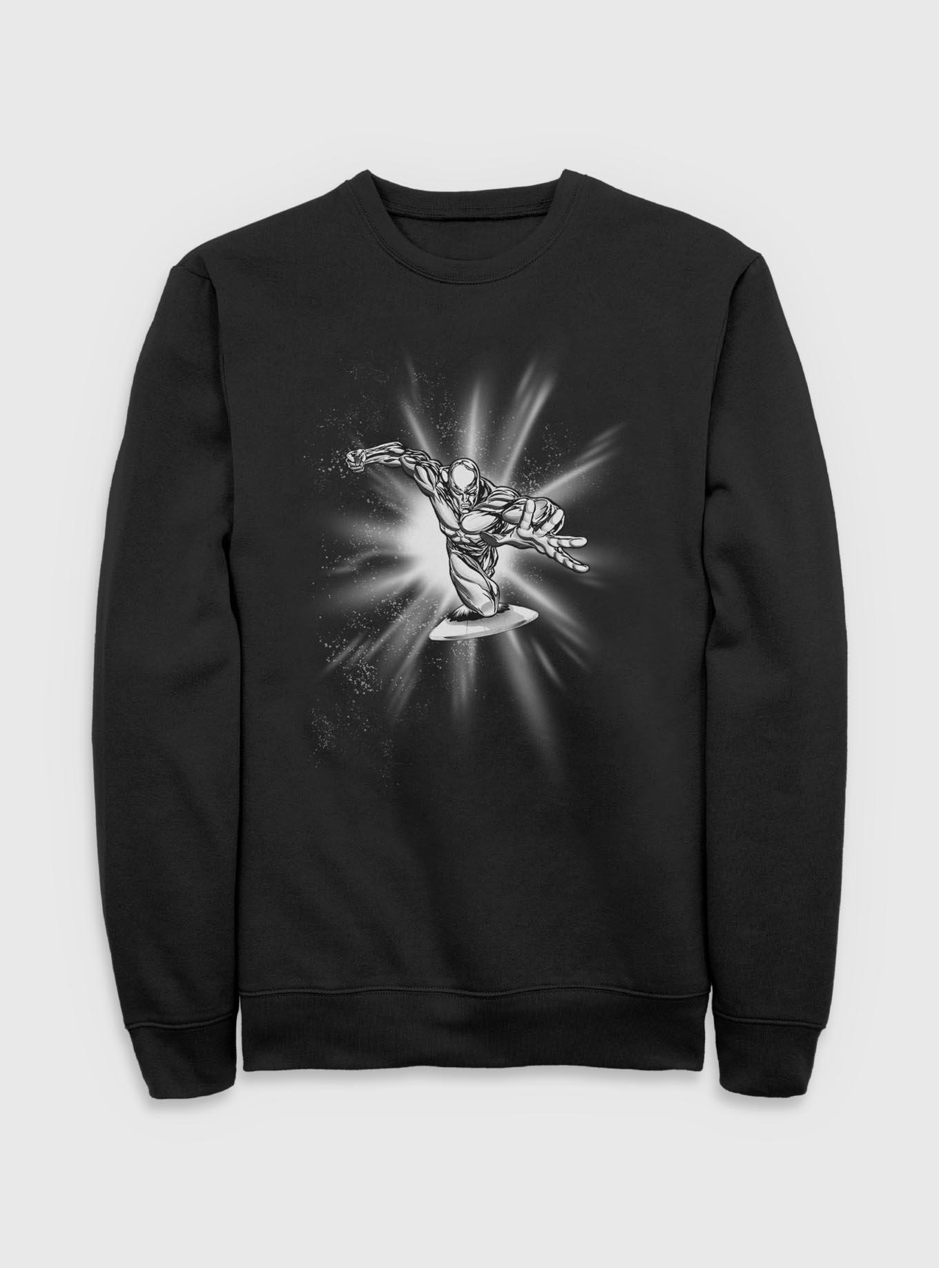 Marvel Fantastic Four Silver Surfer Action Sweatshirt, BLACK, hi-res