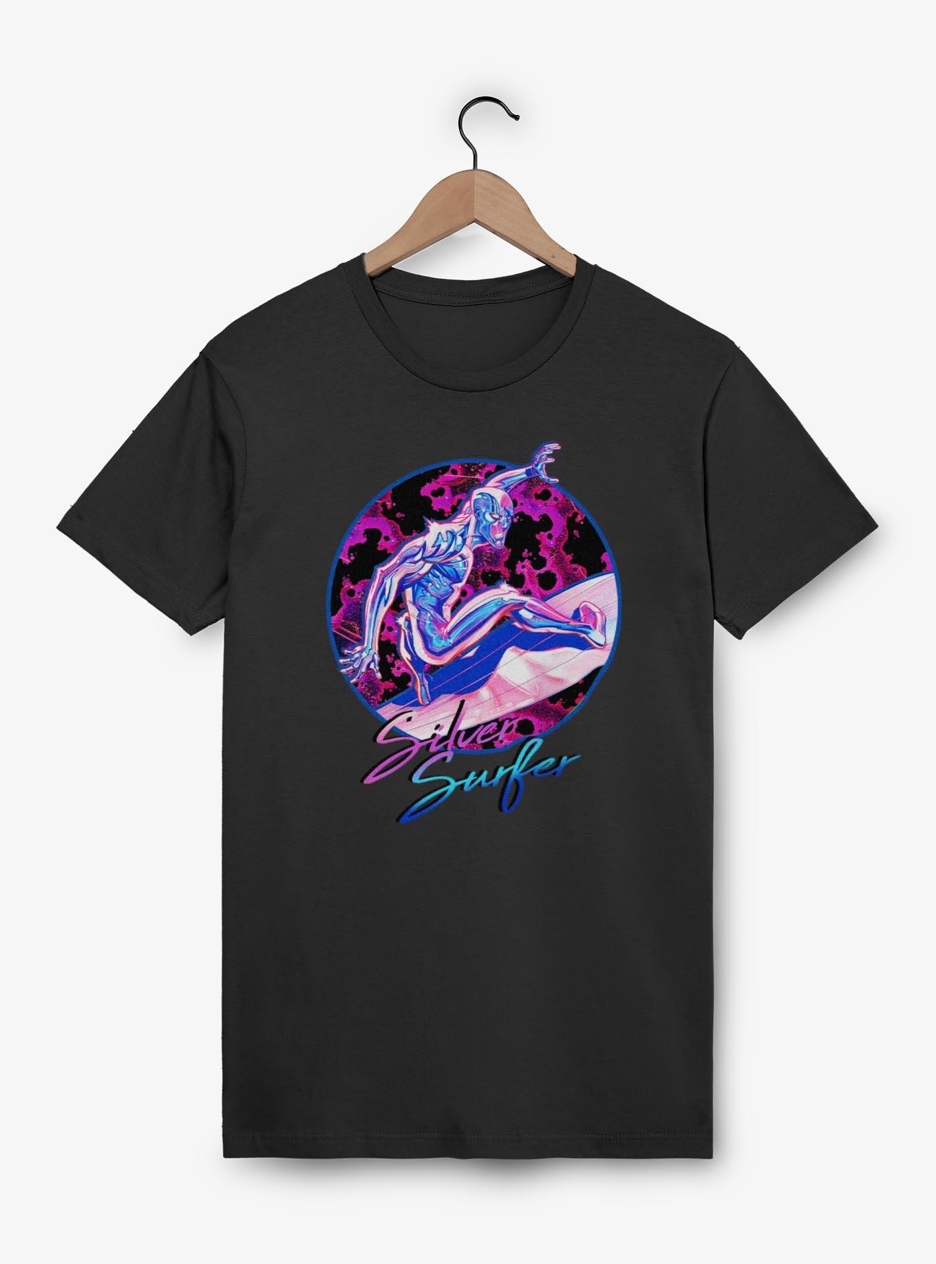 Marvel Fantastic Four Silver Surfer Classic Vibe T-Shirt, BLACK, hi-res