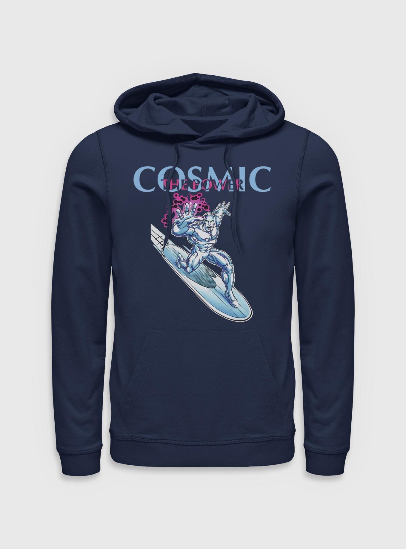 Marvel Fantastic Four The Cosmic Power Silver Surfer Hoodie, , hi-res