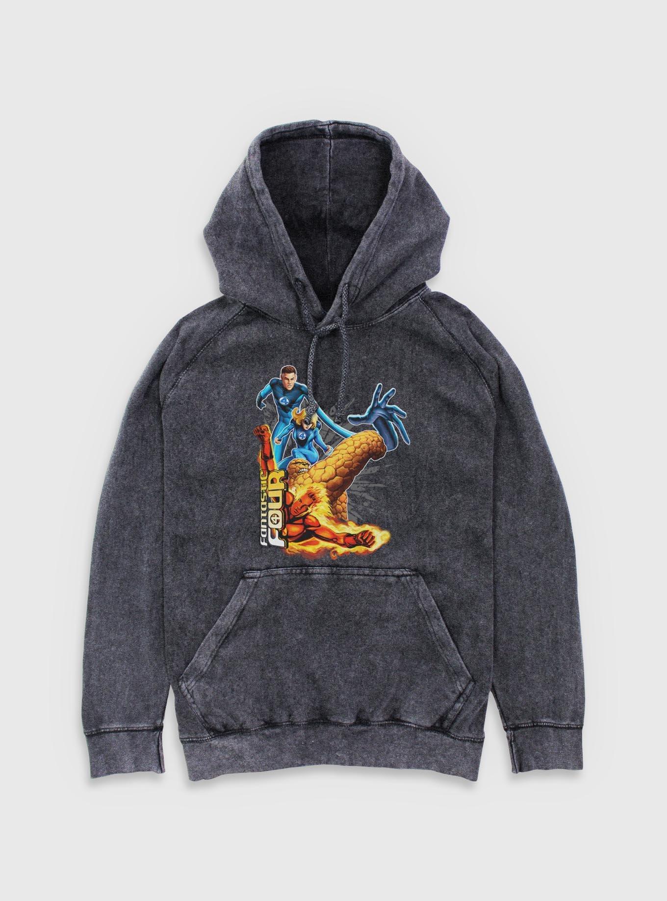 Marvel Fantastic Four Power Pack Mineral Wash Hoodie, , hi-res