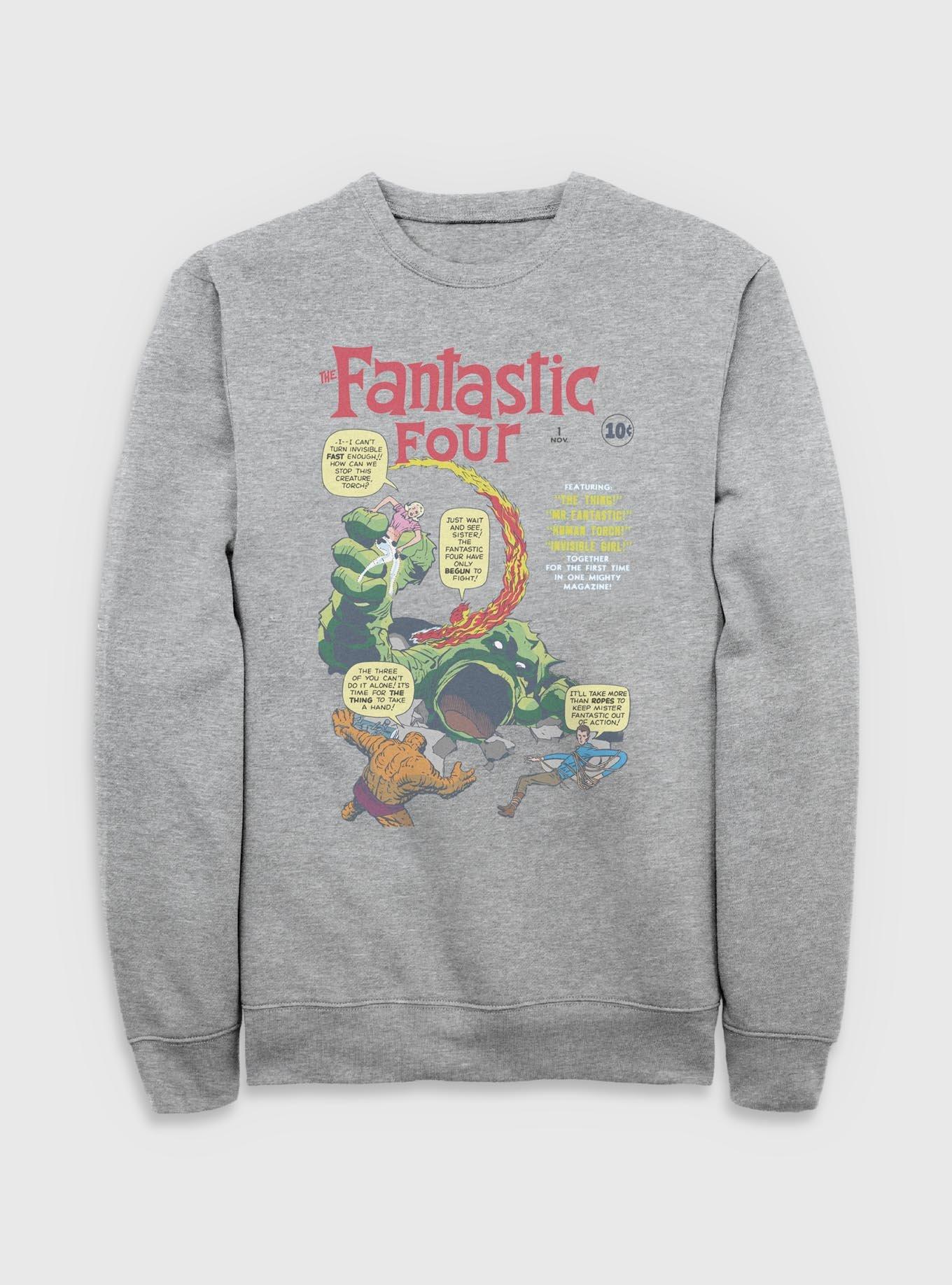 Marvel Fantastic Four Comic Vs Giganto Sweatshirt, , hi-res