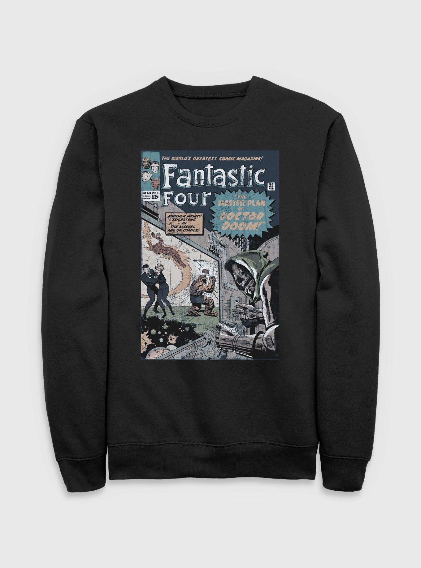 Marvel Fantastic Four Master Plan Of Doctor Doom Comic Sweatshirt, , hi-res