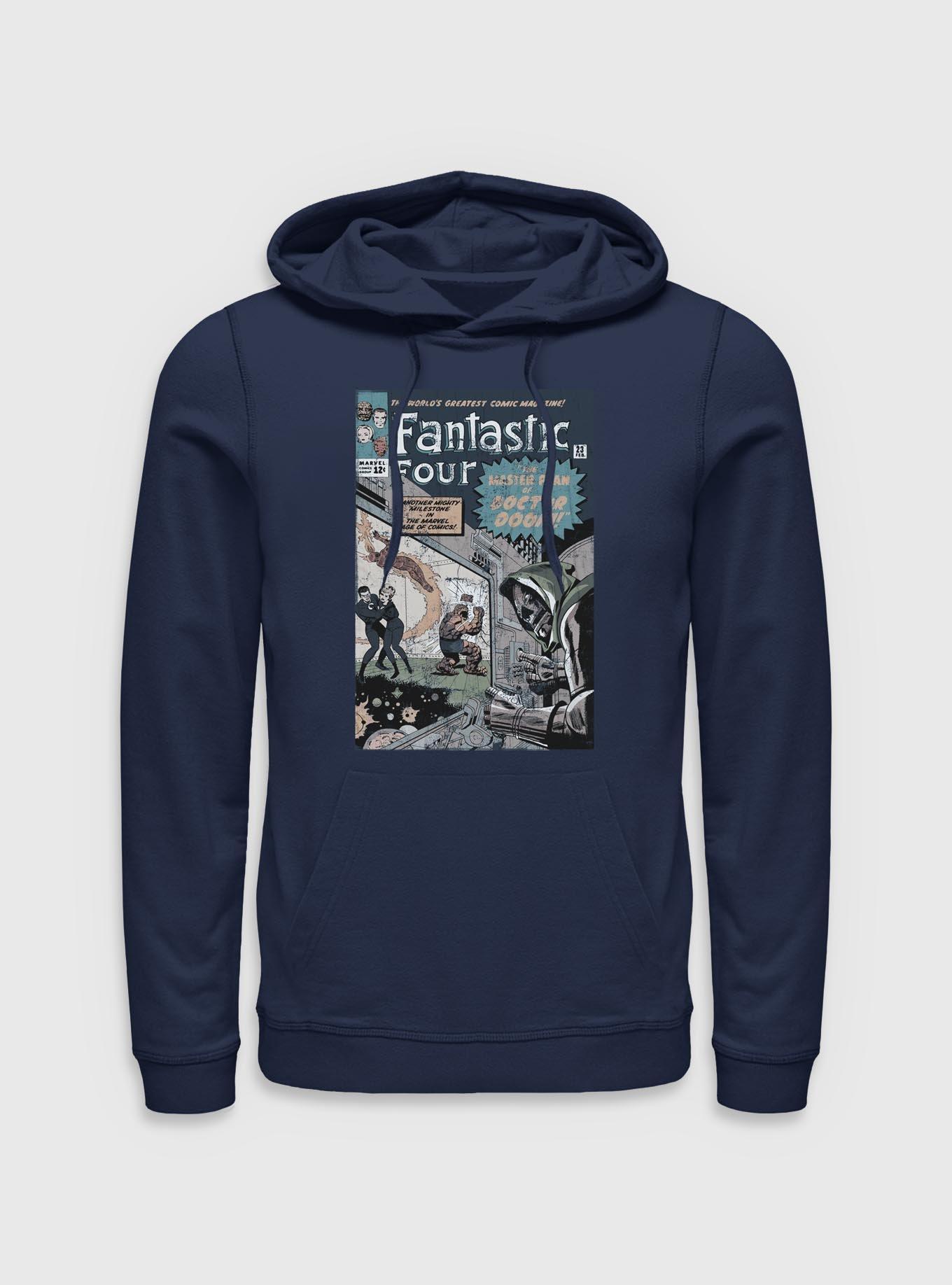 Marvel Fantastic Four Master Plan Of Doctor Doom Comic Hoodie, , hi-res