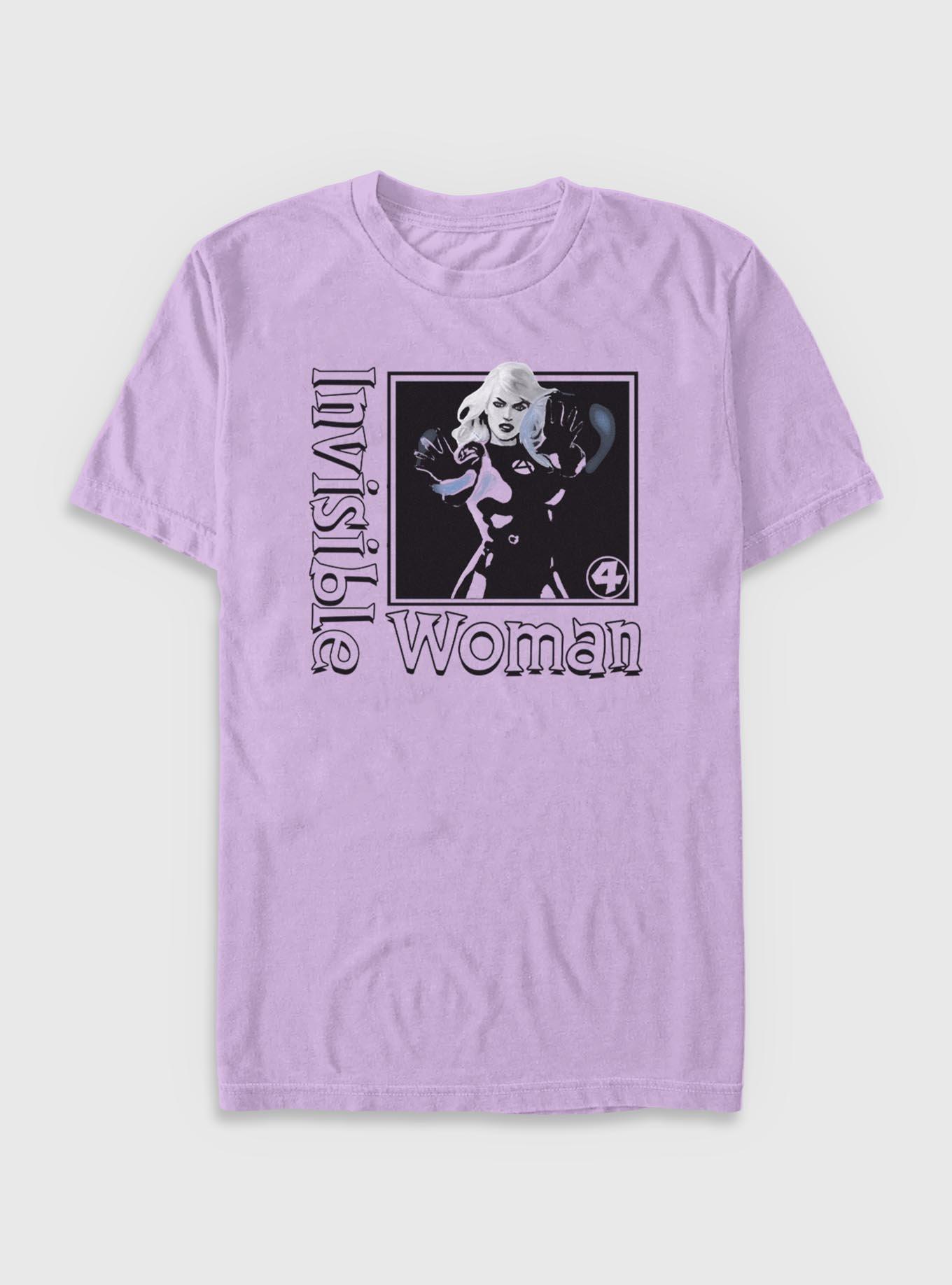 Marvel Fantastic Four Invisible Girl Pose Garment Dye T-Shirt, ORCHID, hi-res