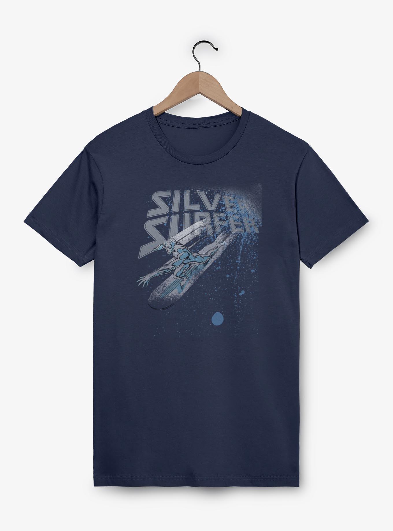 Marvel Fantastic Four Silver Surfer Space T-Shirt, NAVY, hi-res
