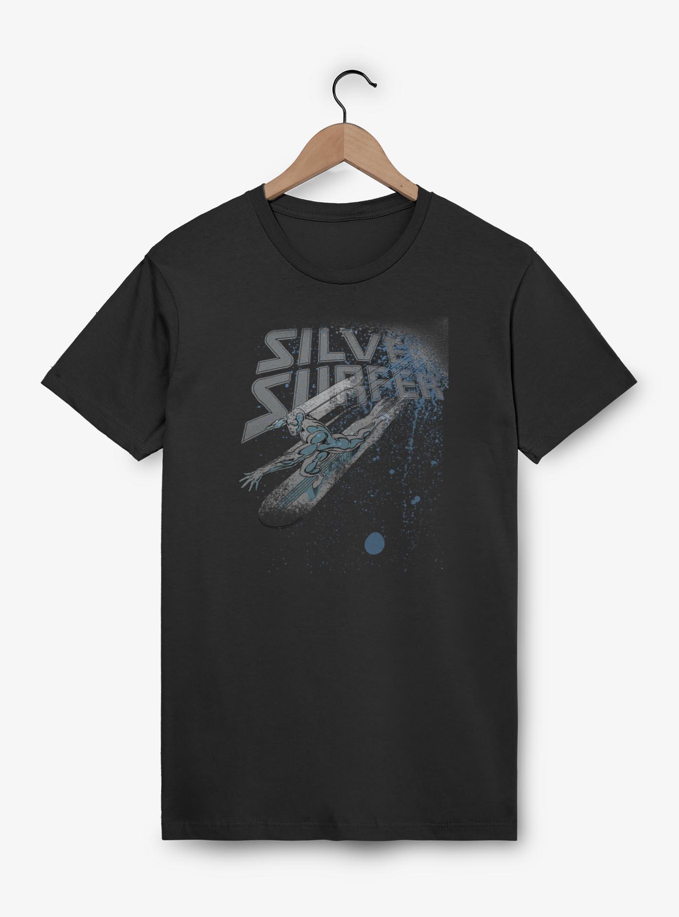 Marvel Fantastic Four Silver Surfer Space T-Shirt, BLACK, hi-res
