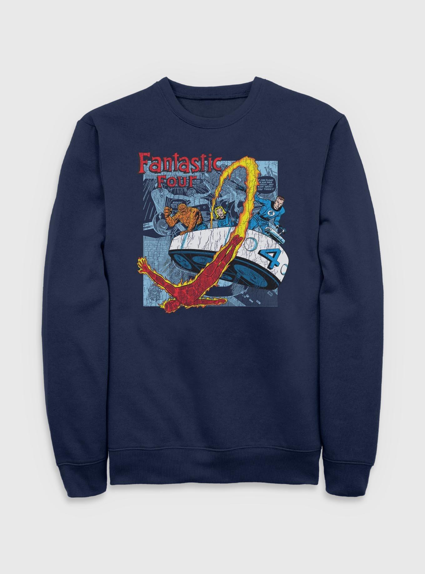 Marvel Fantastic Four Classic Comic Sweatshirt, , hi-res