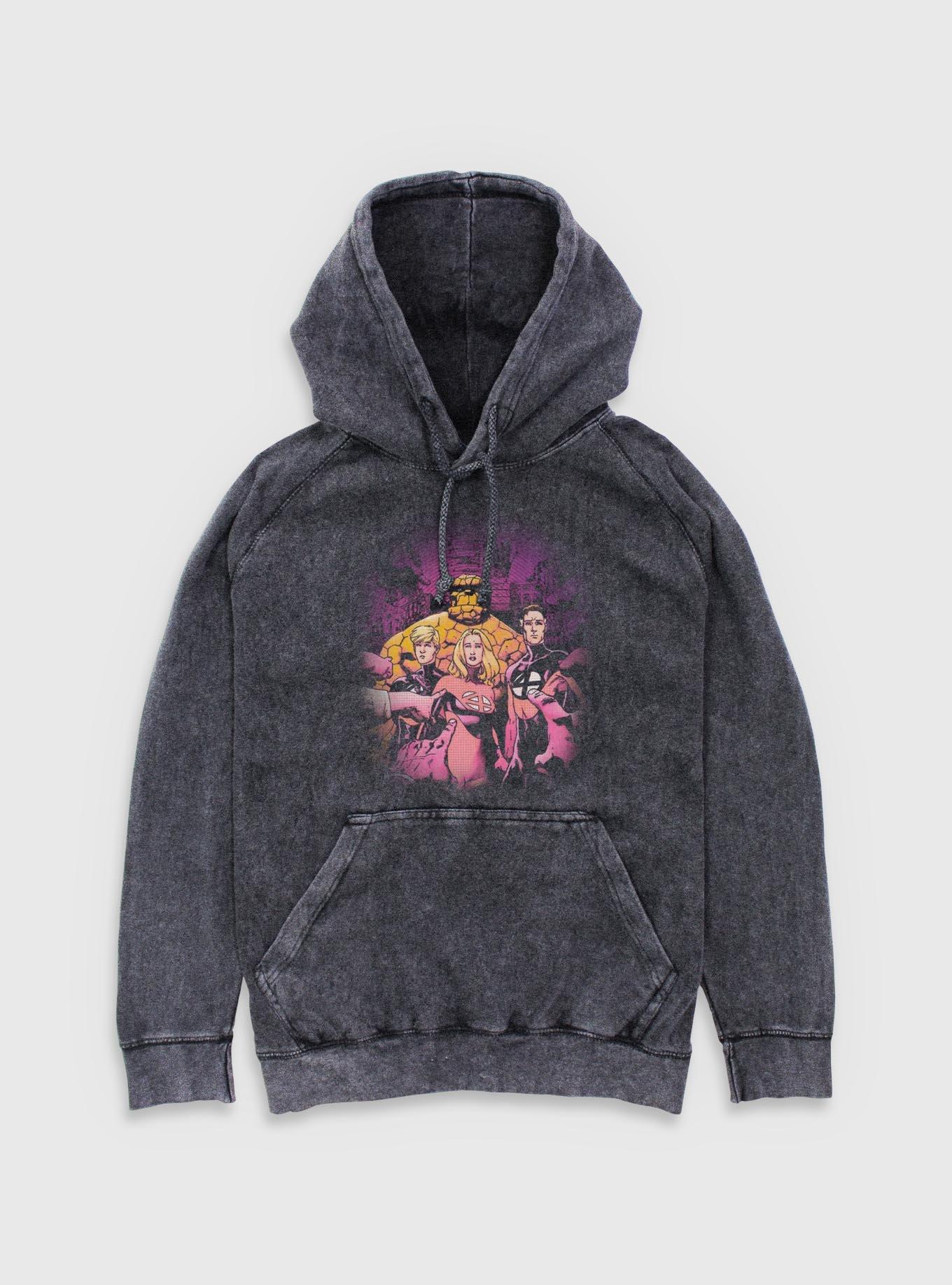 Marvel Fantastic Four Blame Mineral Wash Hoodie, , hi-res