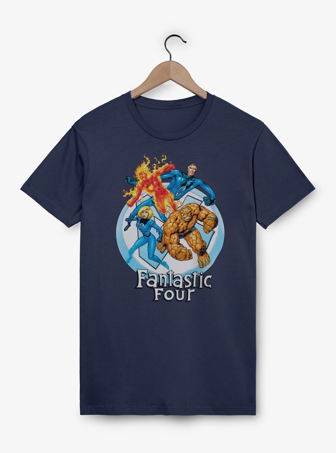 Marvel Fantastic Four Feelin' Fantastic Garment Dye T-Shirt, TRUENAVY, hi-res