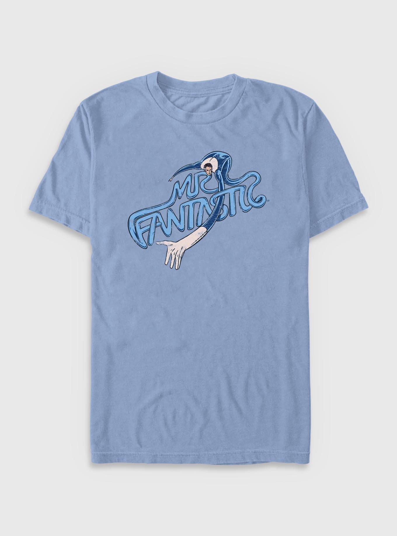 Marvel Fantastic Four Stretch Mr. Fantastic Garment Dye T-Shirt, WASHEDDENIM, hi-res