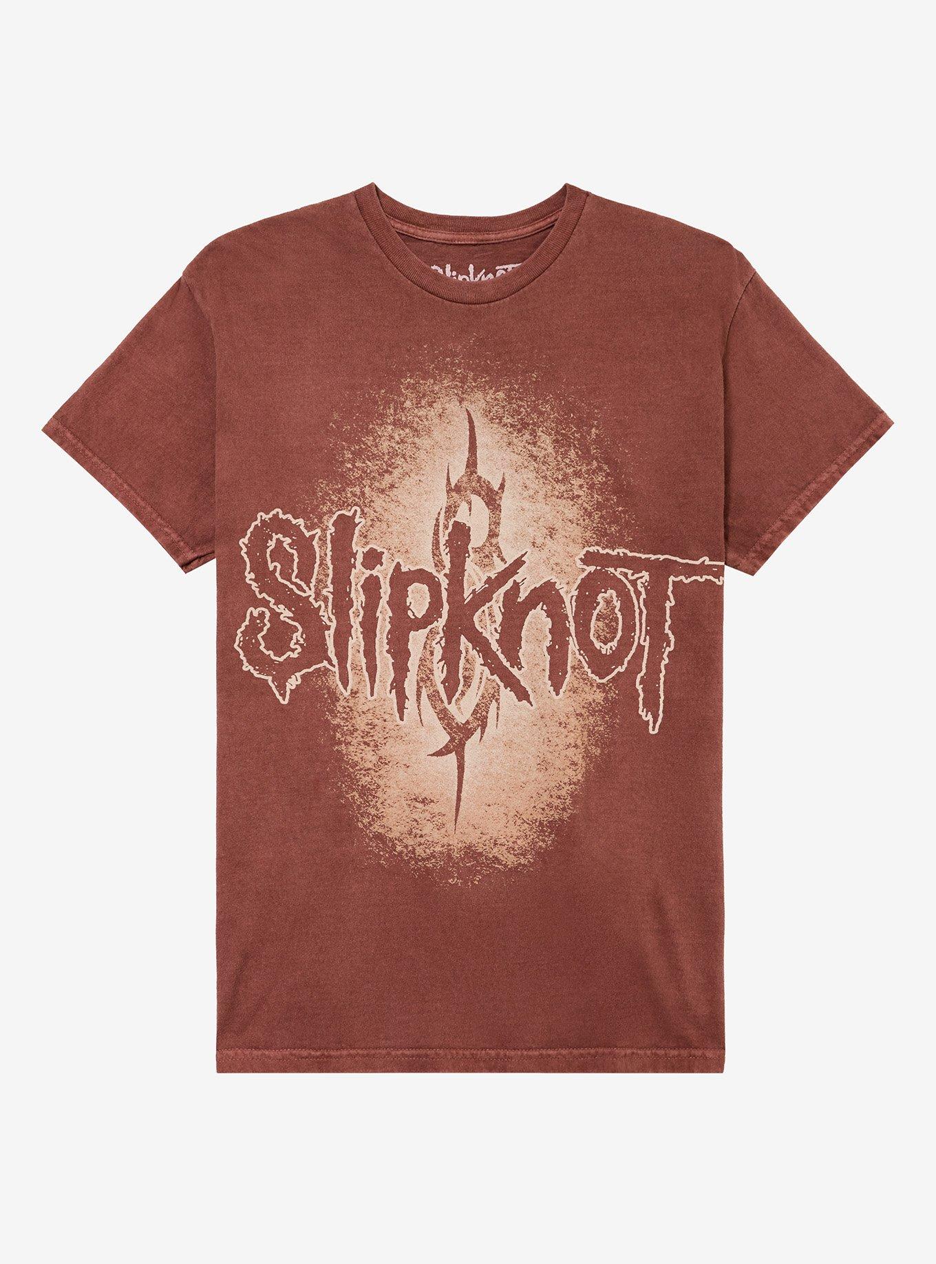 Slipknot Brick Red Pigment-Dye T-Shirt, , hi-res