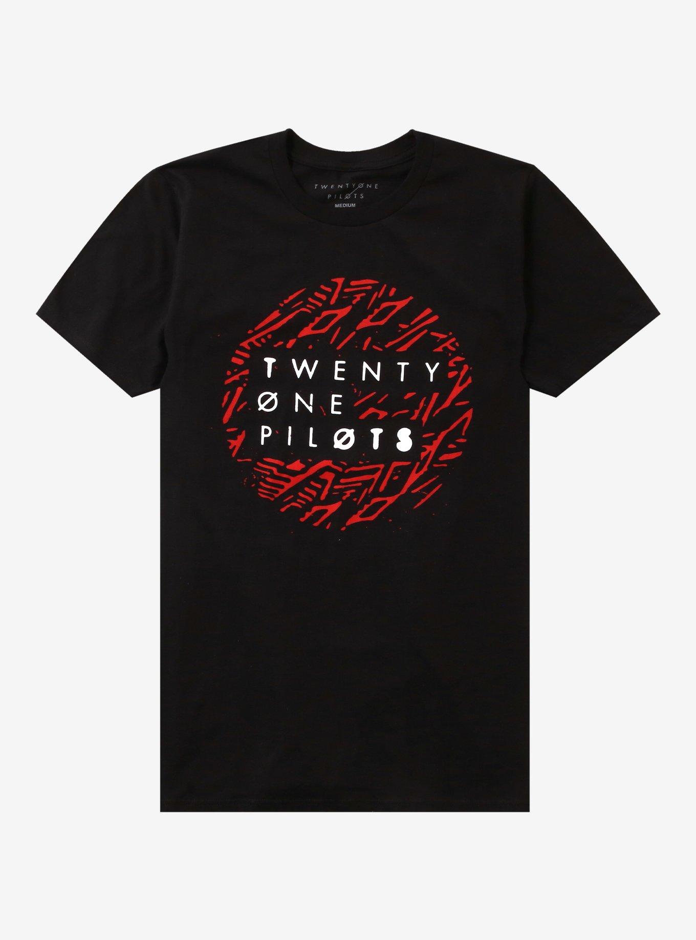 Twenty One Pilots Red Circle T-Shirt, , hi-res