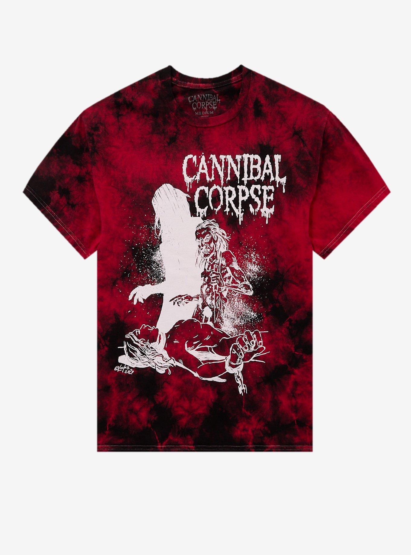 Cannibal Corpse Zombie Red Tie-Dye T-Shirt | Hot Topic