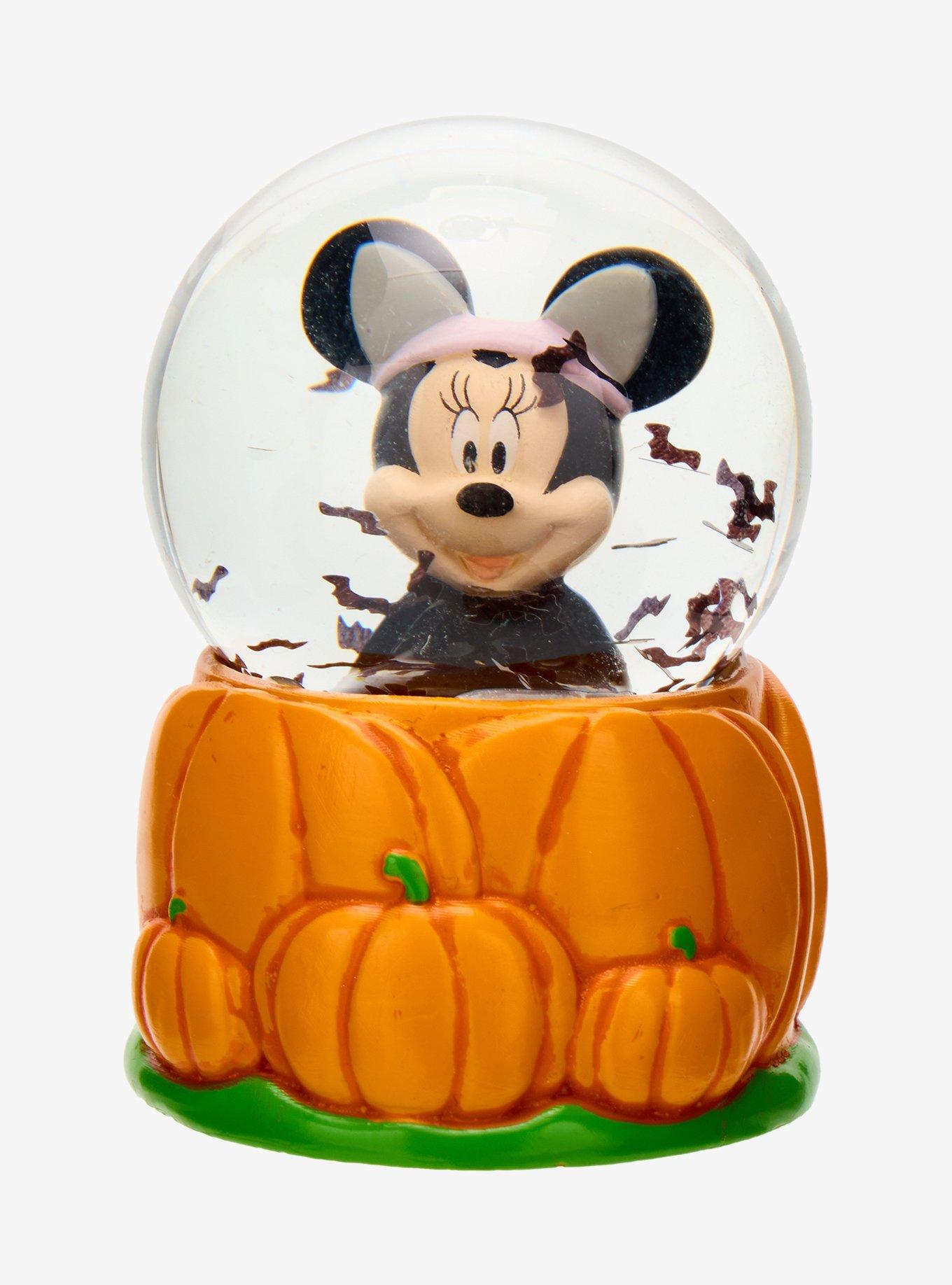 Disney Minnie Mouse Pumpkin Mini Snow Globe, , hi-res
