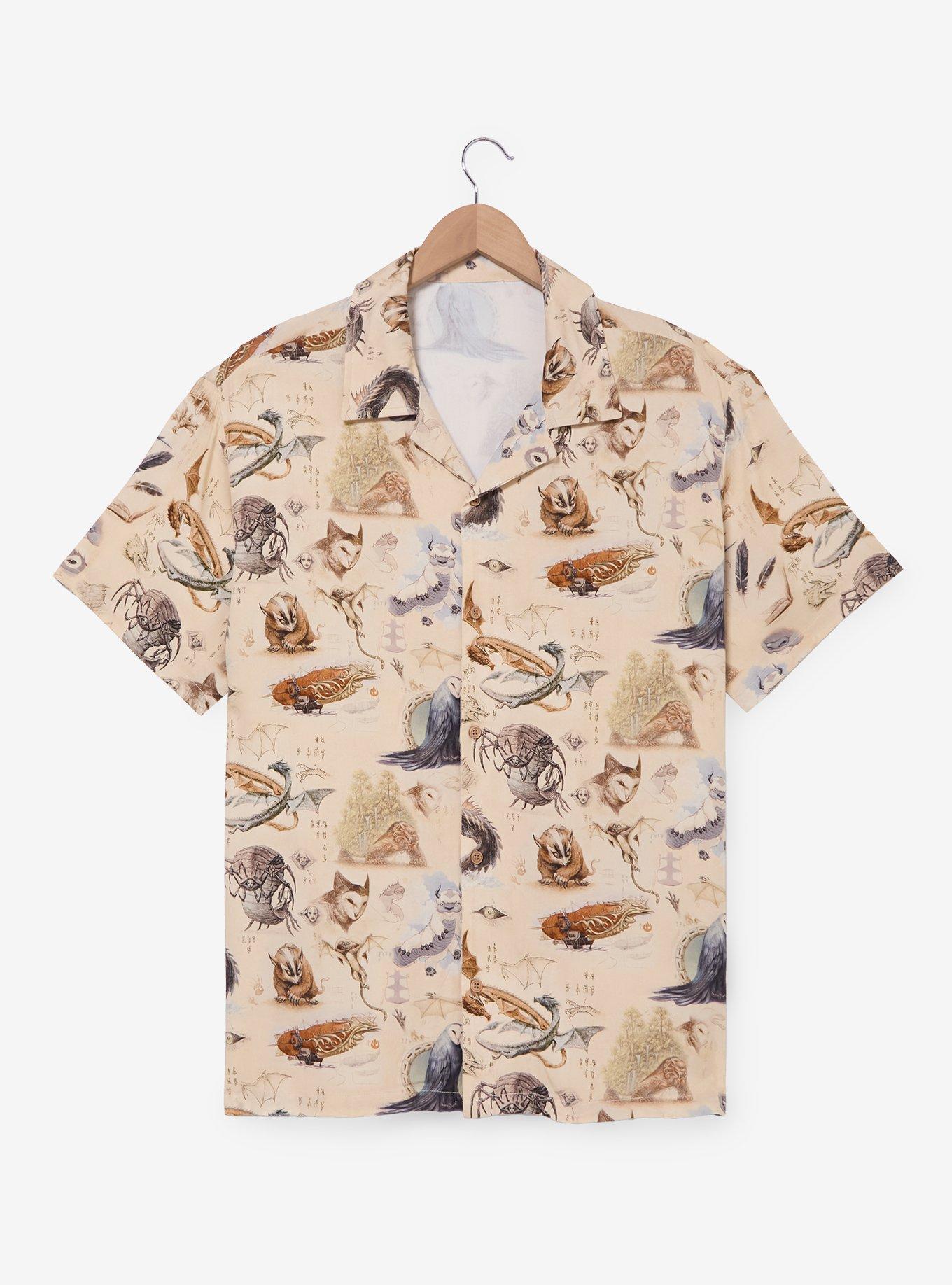 Magic: The Gathering x Avatar: The Last Airbender Creatures Woven Button-Up - BoxLunch Exclusive, , hi-res