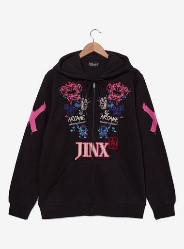 Arcane Jinx Icons Embroidered Zippered Hoodie - BoxLunch Exclusive