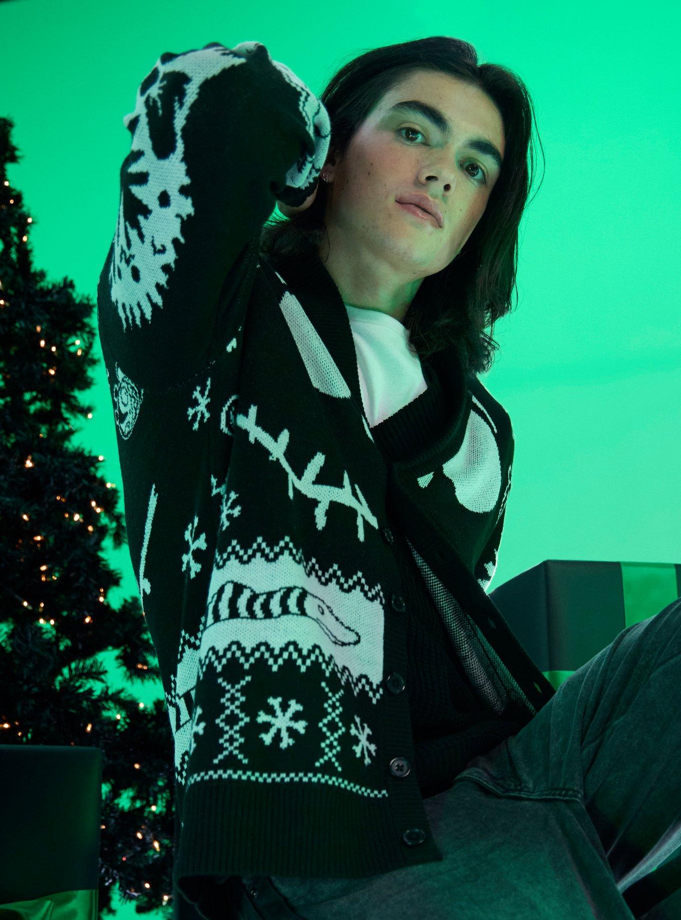 Our Universe The Nightmare Before Christmas Jack Fair Isle Cardigan, , hi-res