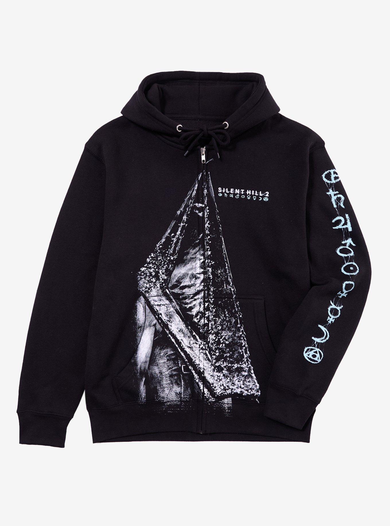 Silent Hill 2 Pyramid Head Symbols Hoodie, , hi-res