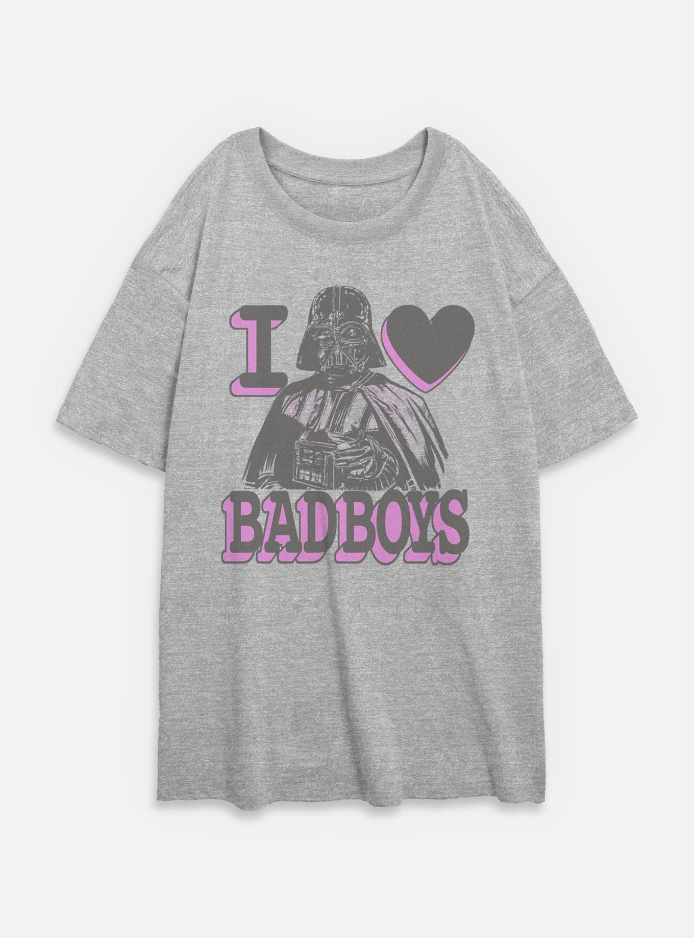 Star Wars Bad Love Womens Oversized T-Shirt, ATH HTR, hi-res