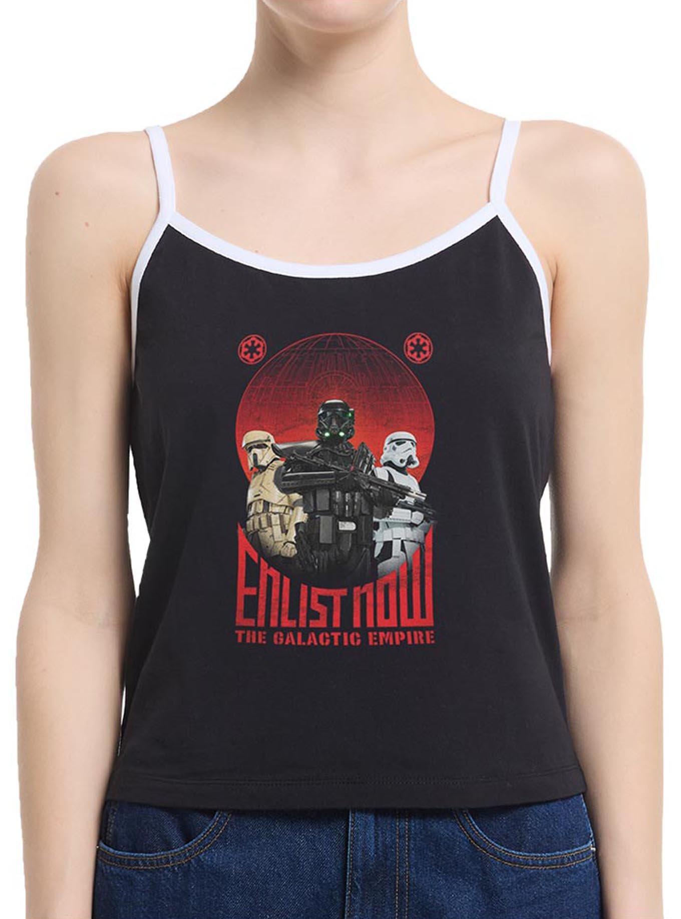 Star Wars Enlist Now Womens Cami, BLACK, hi-res